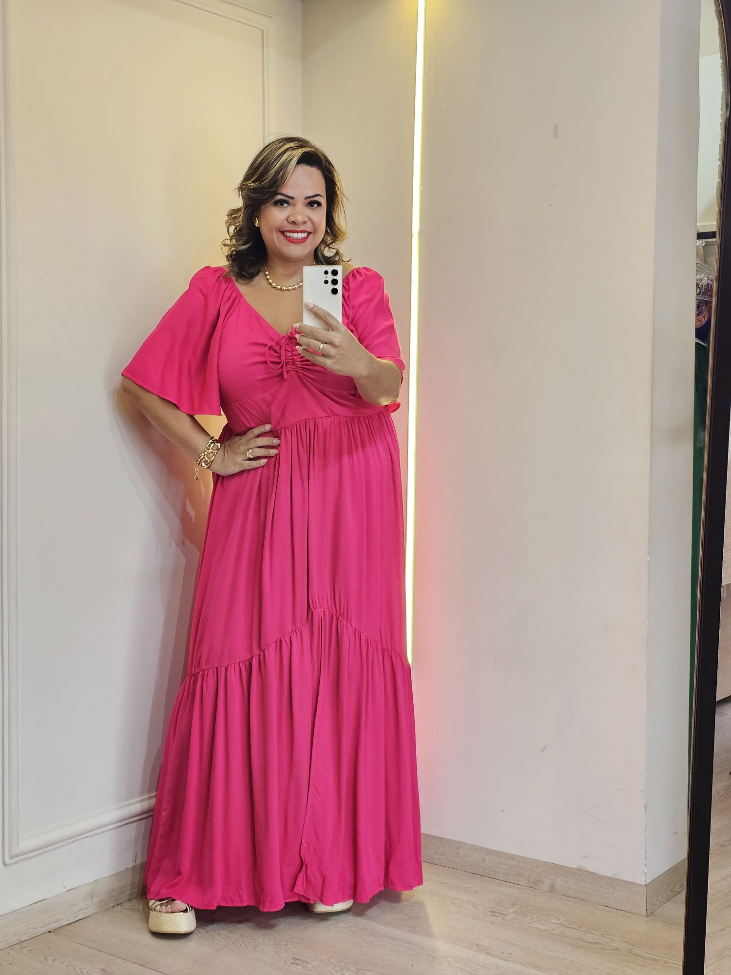 VESTIDO MANGA ZOE - 00002512 - Érika Araújo Store