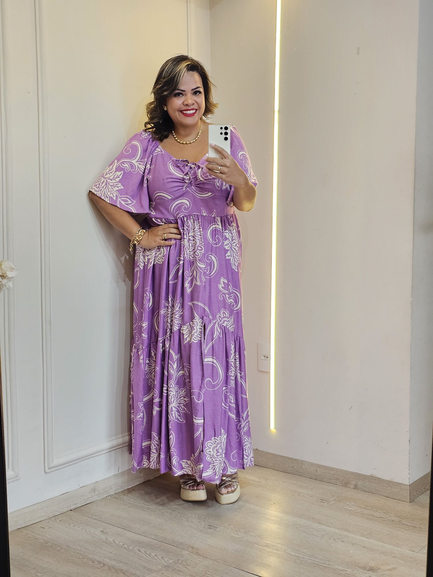 VESTIDO MANGA ZOE - 00001254 - Érika Araújo Store