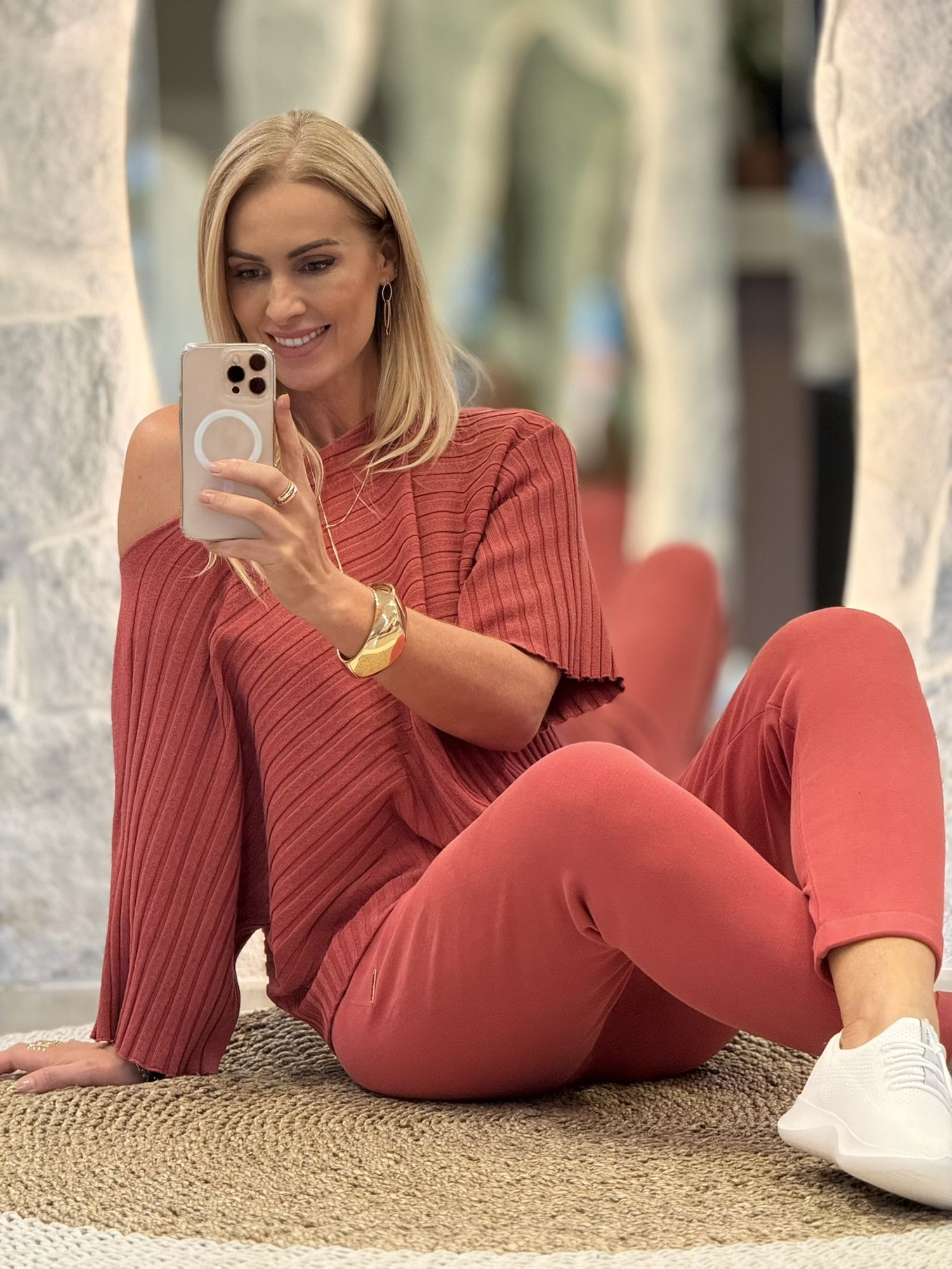 Blusa Ambicione Em Modal Goiaba 1610