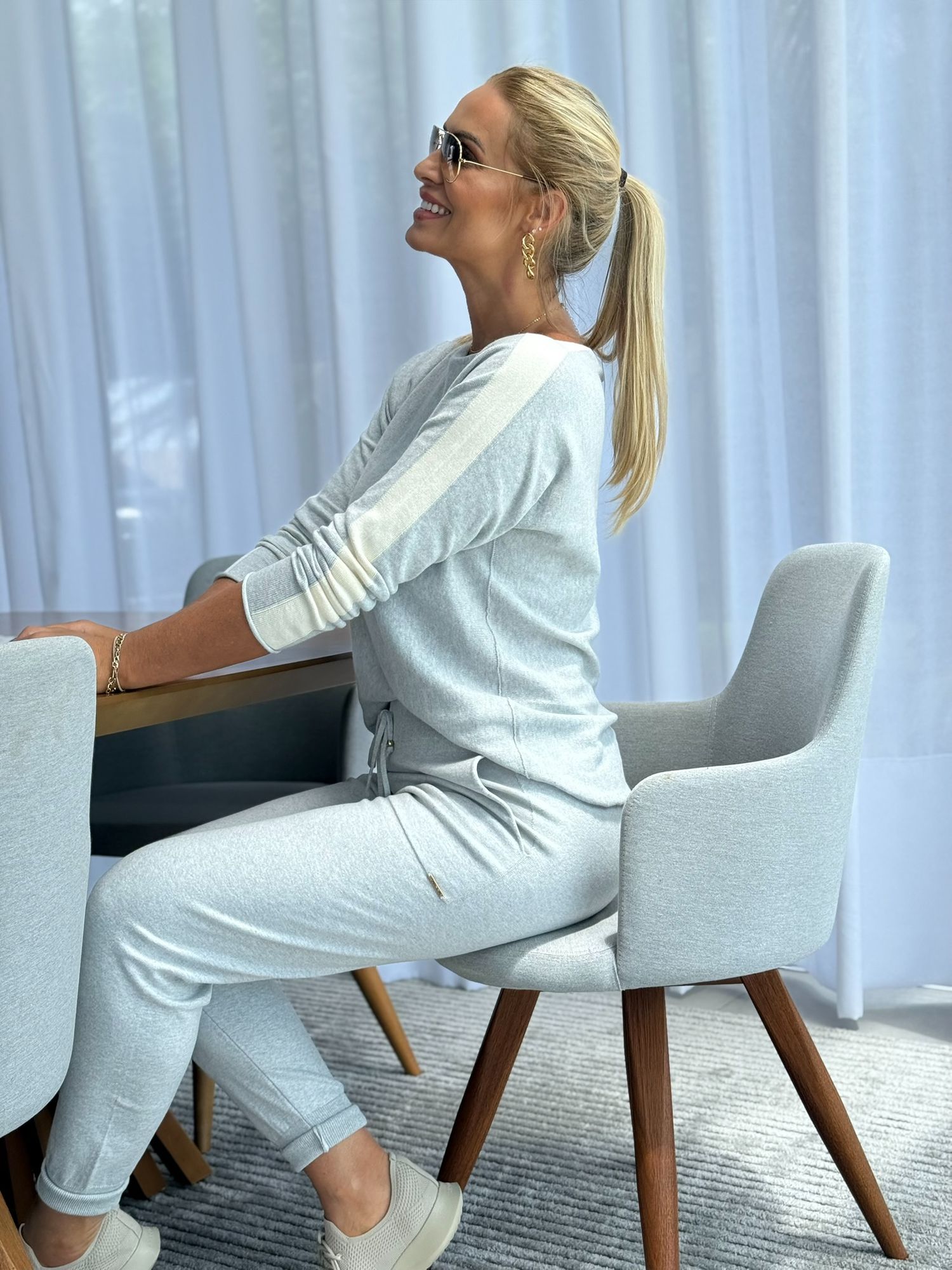 Blusa 3D De Algodão Cinza Mescla 