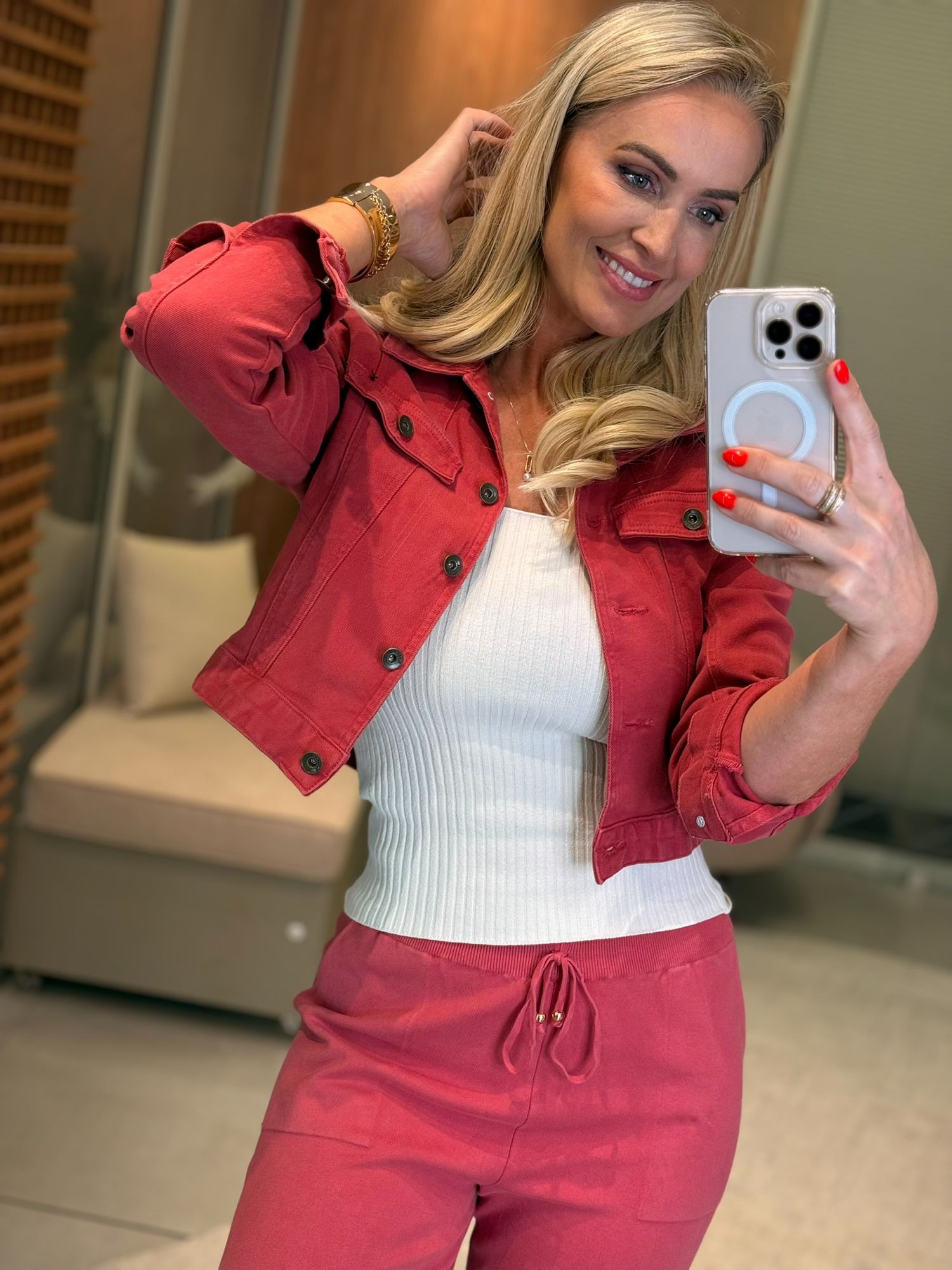 Jaqueta Ambicione Sarja Goiaba 1211