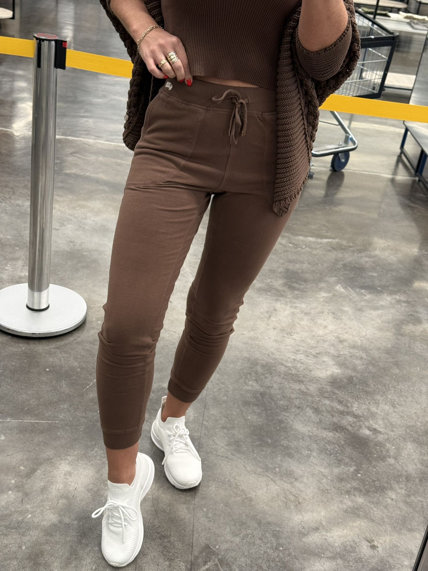 Calça Biamar Com Bolsos Faca Marrom 1007