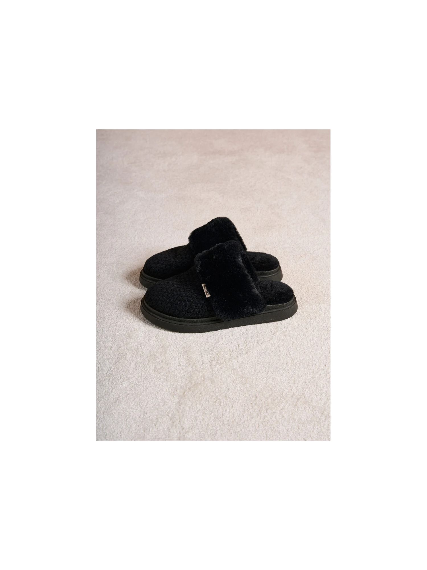Pantufa Biamar Com Pele Preto