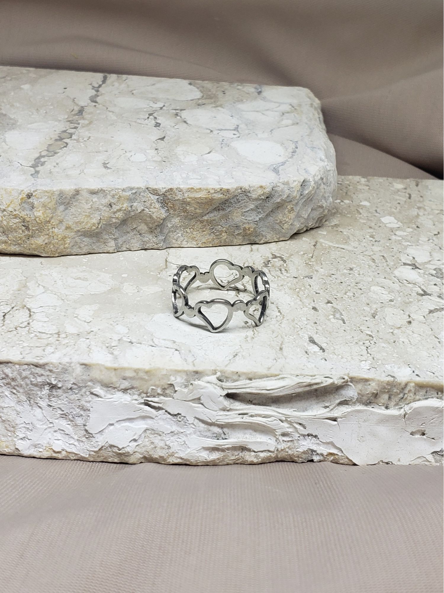 Anel Elo de Corações - MISS MODA BIJU