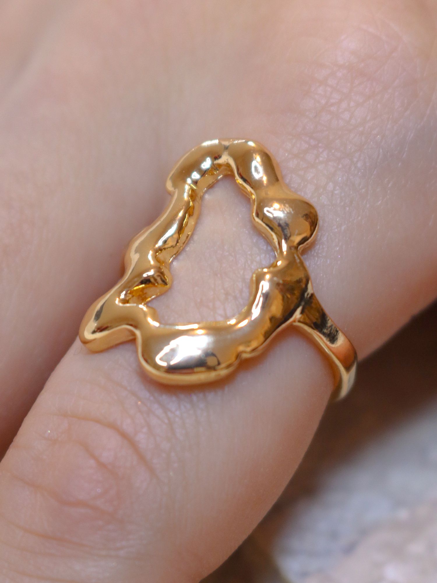 Anel orgânico - MISS MODA BIJU