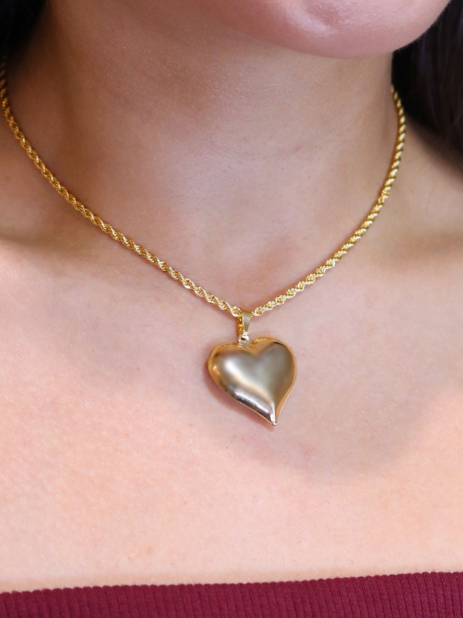 Colar Coração - MISS MODA BIJU