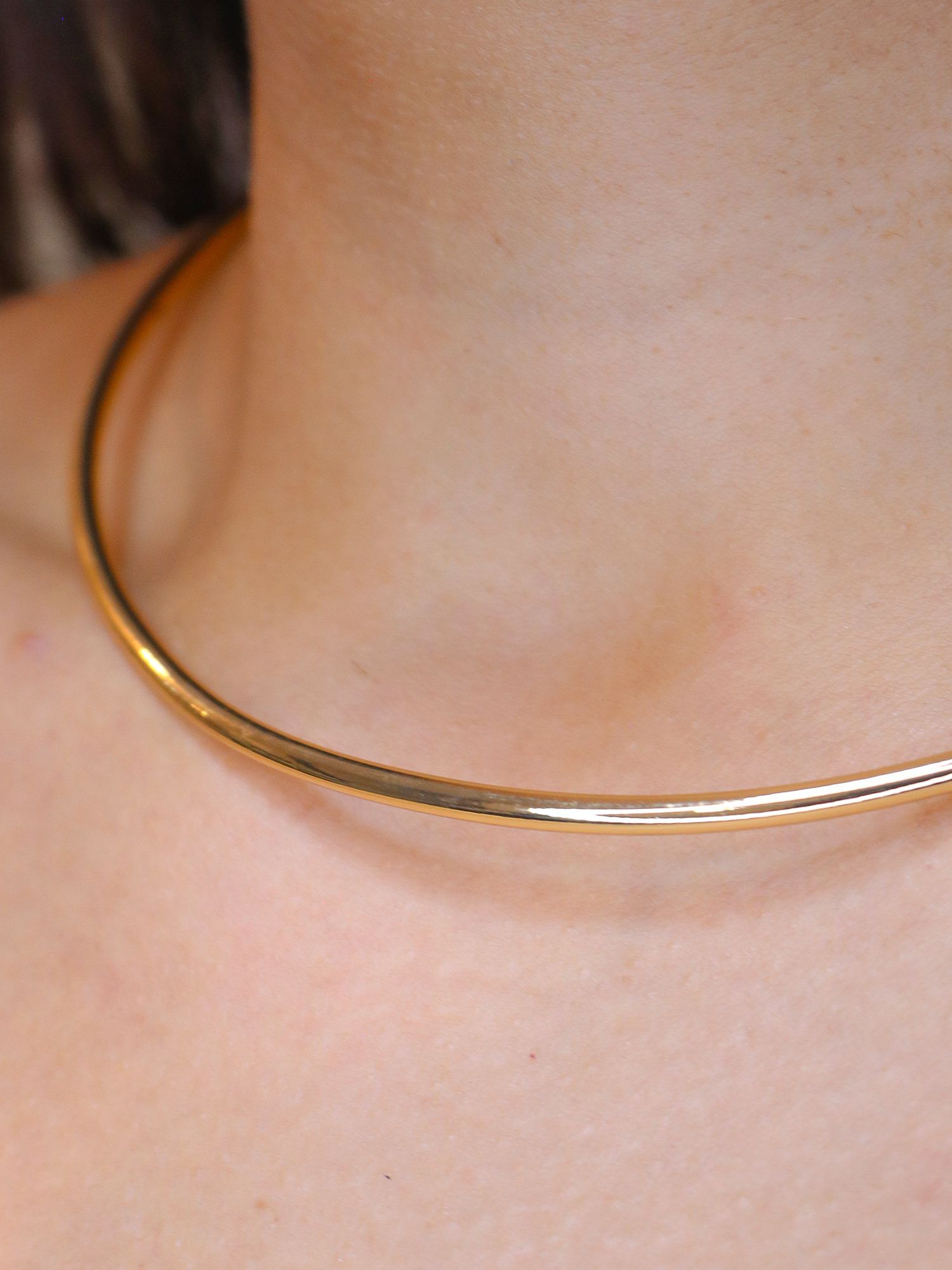 Colar aro liso - MISS MODA BIJU