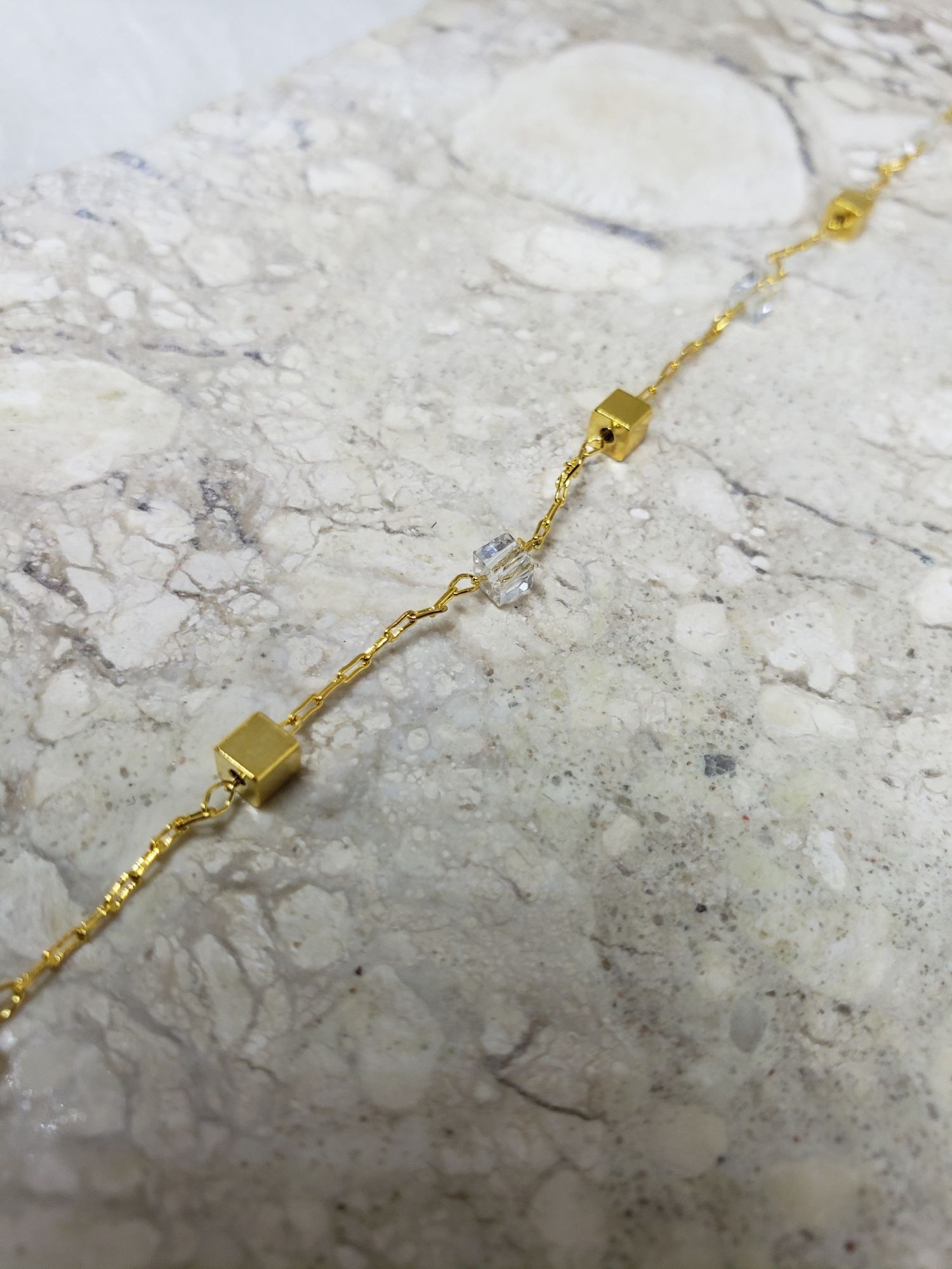 Pulseira Cubos - MISS MODA BIJU