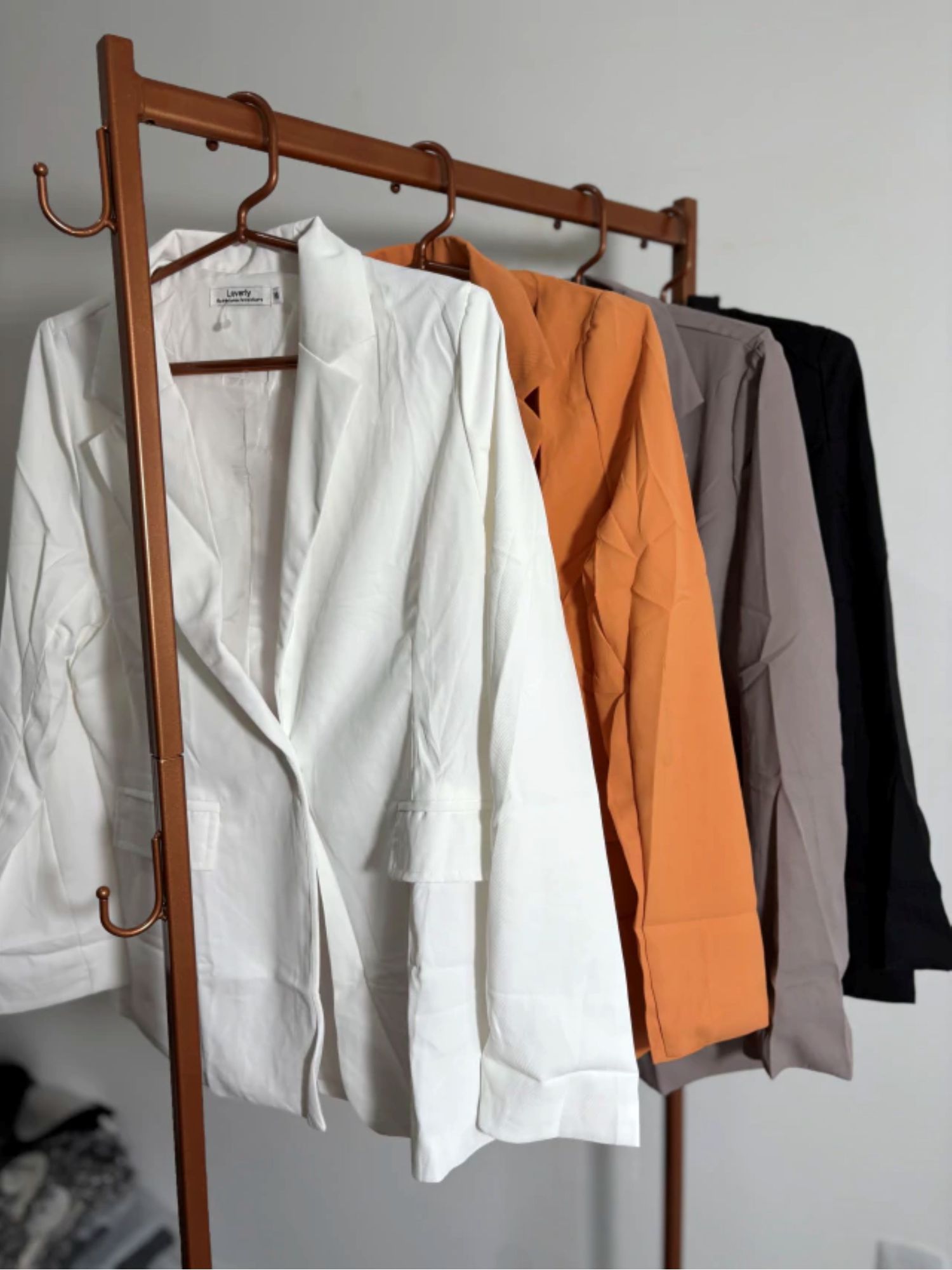Blazer alinhado Paola 2656- Laranja