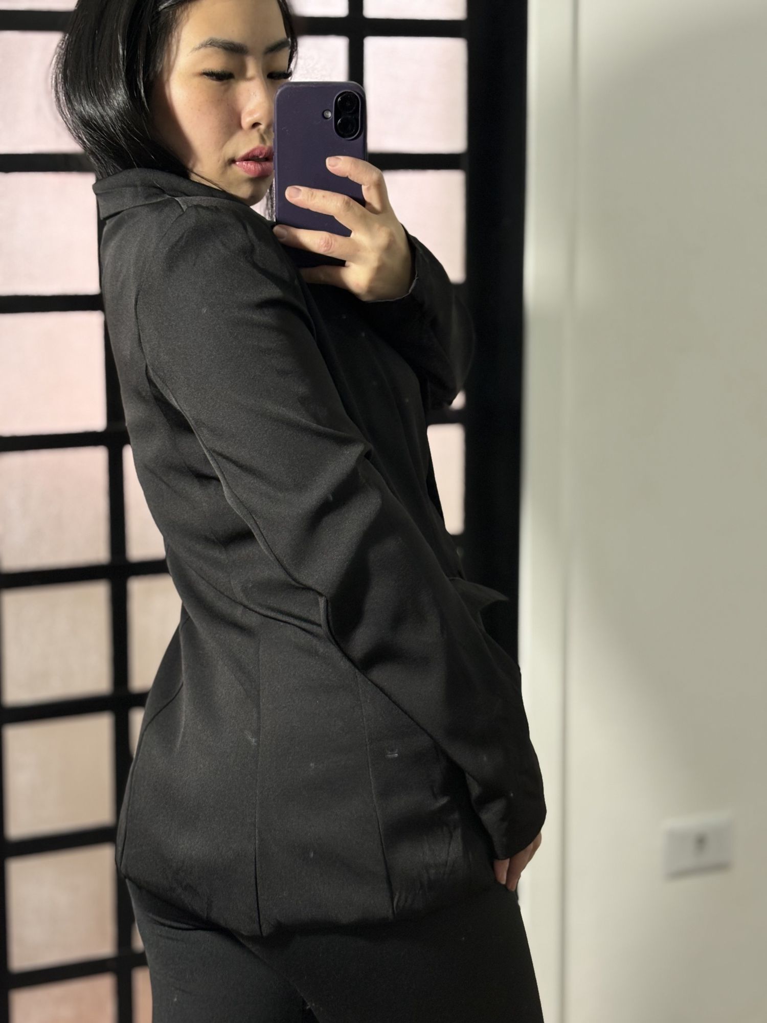 Blazer alongado barbara8216- preto 