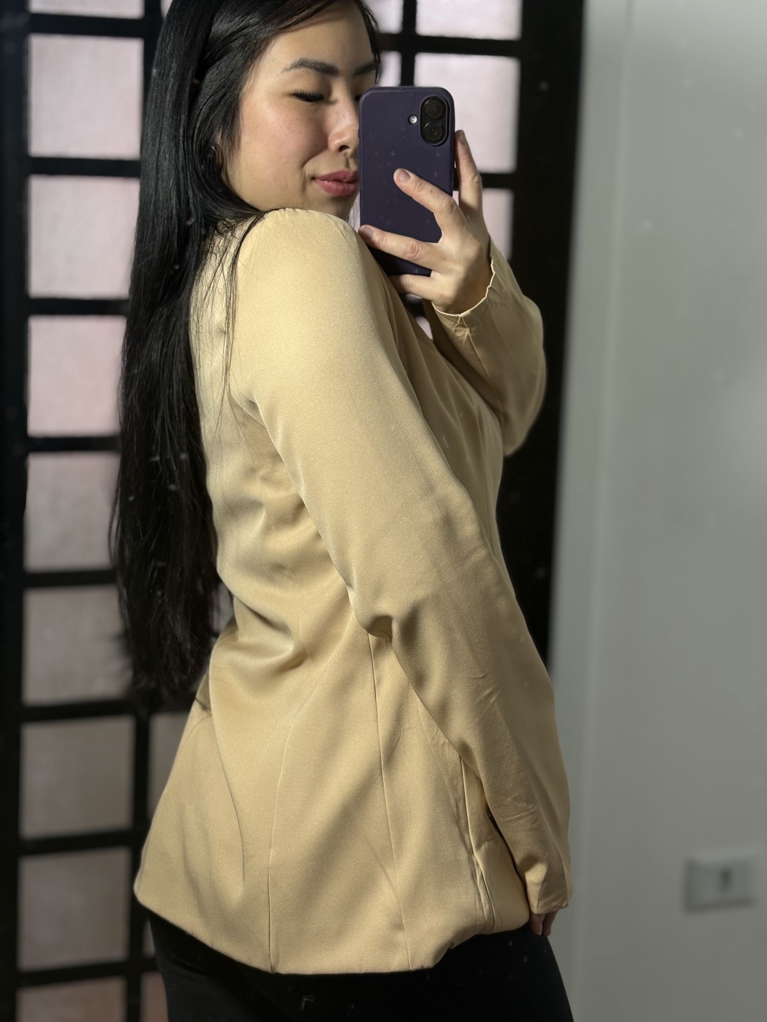 Blazer alongado barbara 8216-bege 