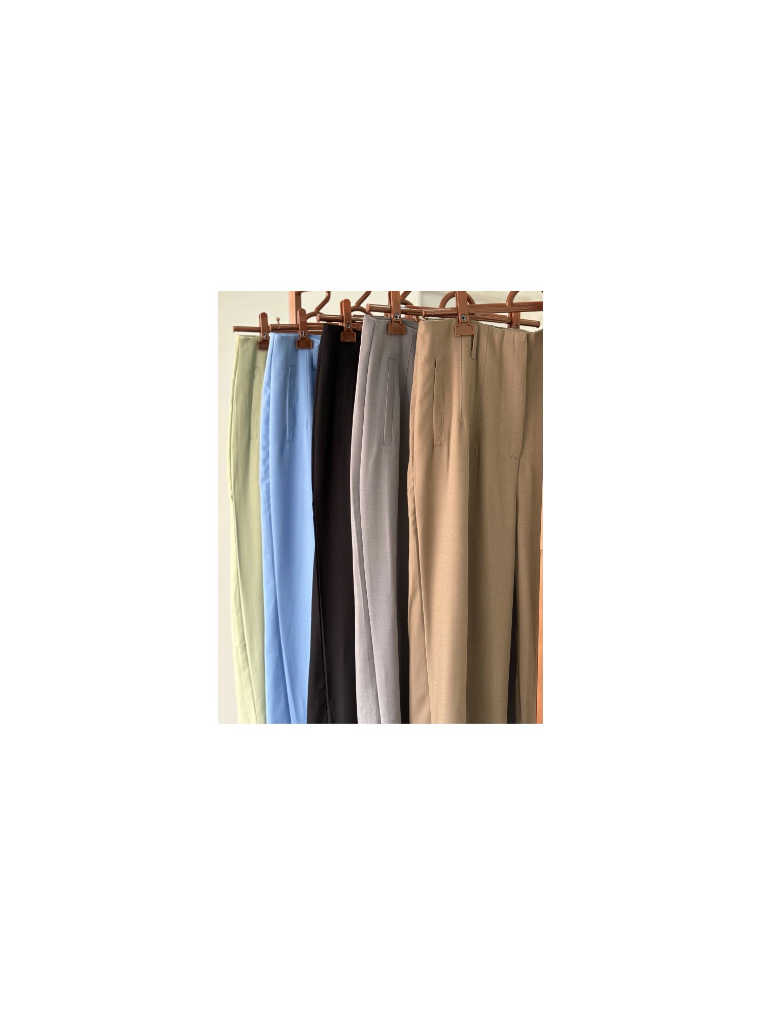 Calça pantalona Geise 178 -Cinza