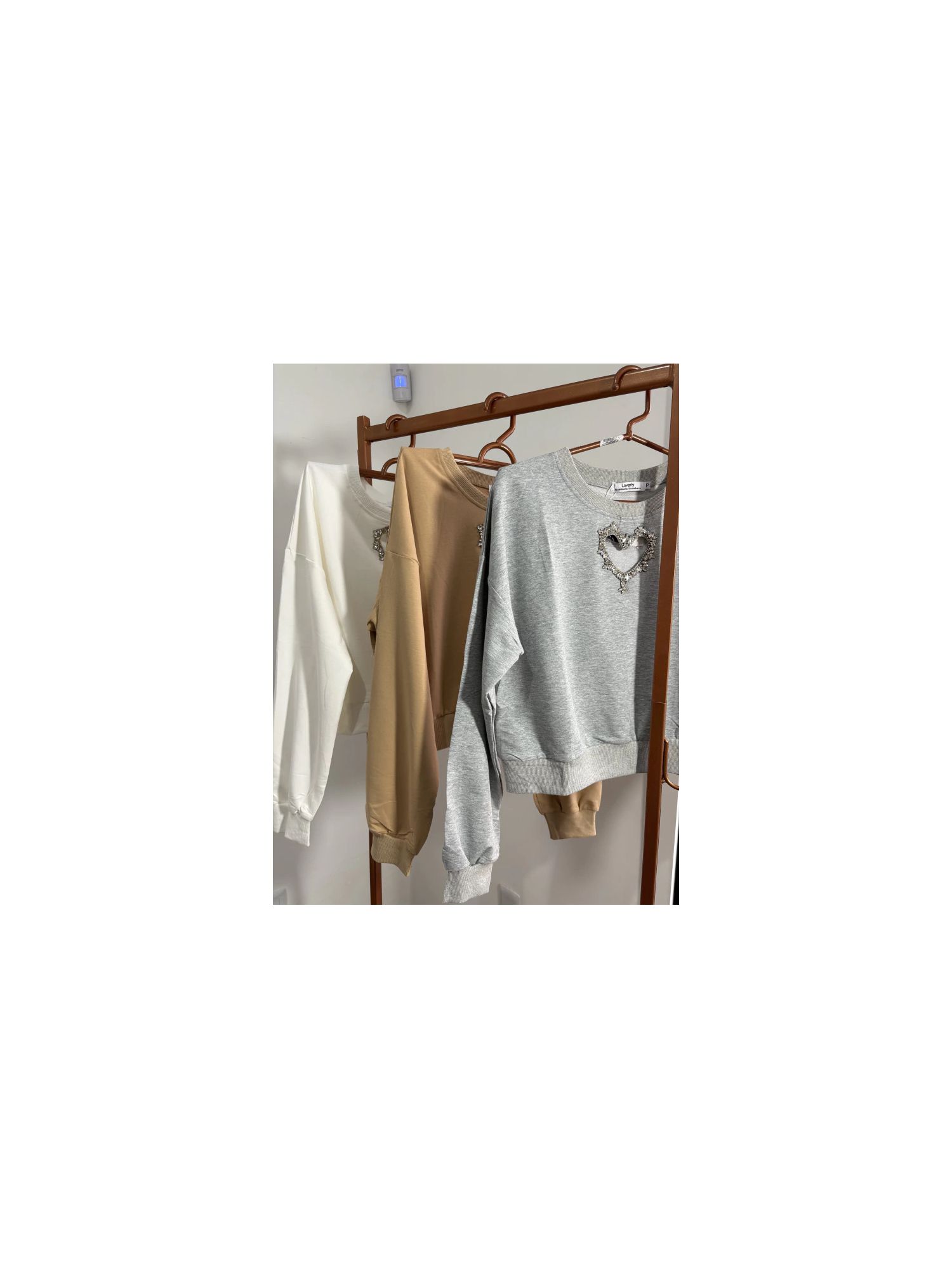 Blusa moletom Márcia 2779 - Branco