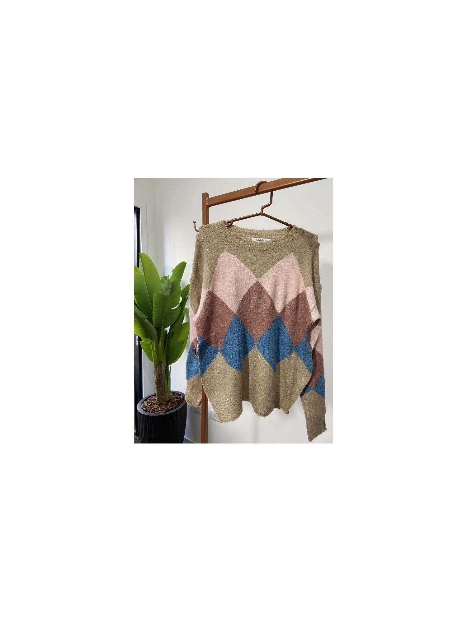 Blusa trico Camille 2890- Bege