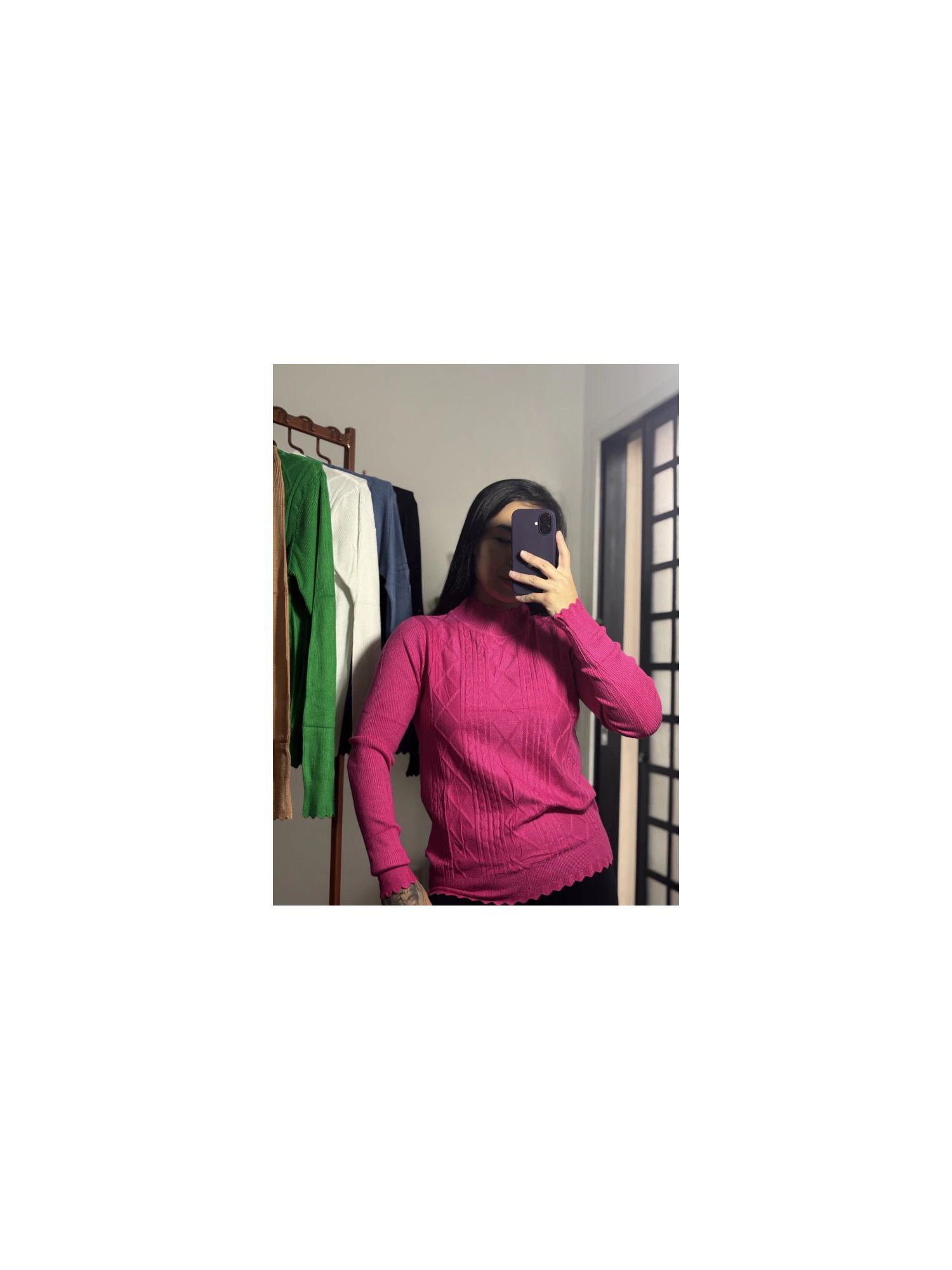 Blusa tricô Coraline 291 - verde