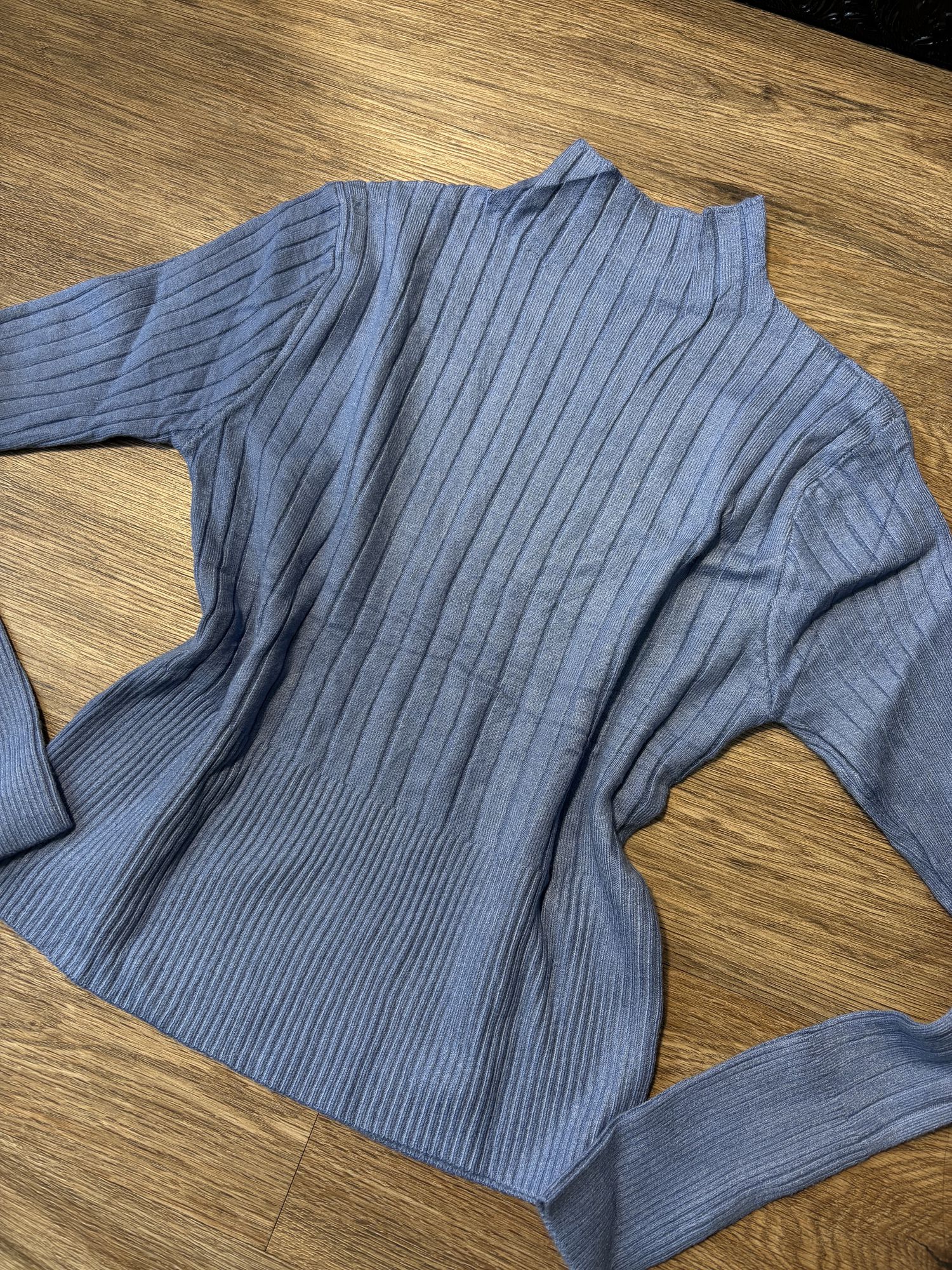 Blusa tricô Cecília AT307 - azul 