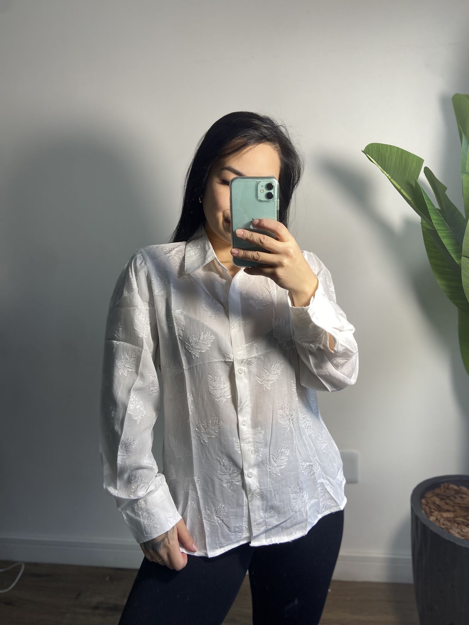 Camisa Delicada Patrícia 5546- Branco 