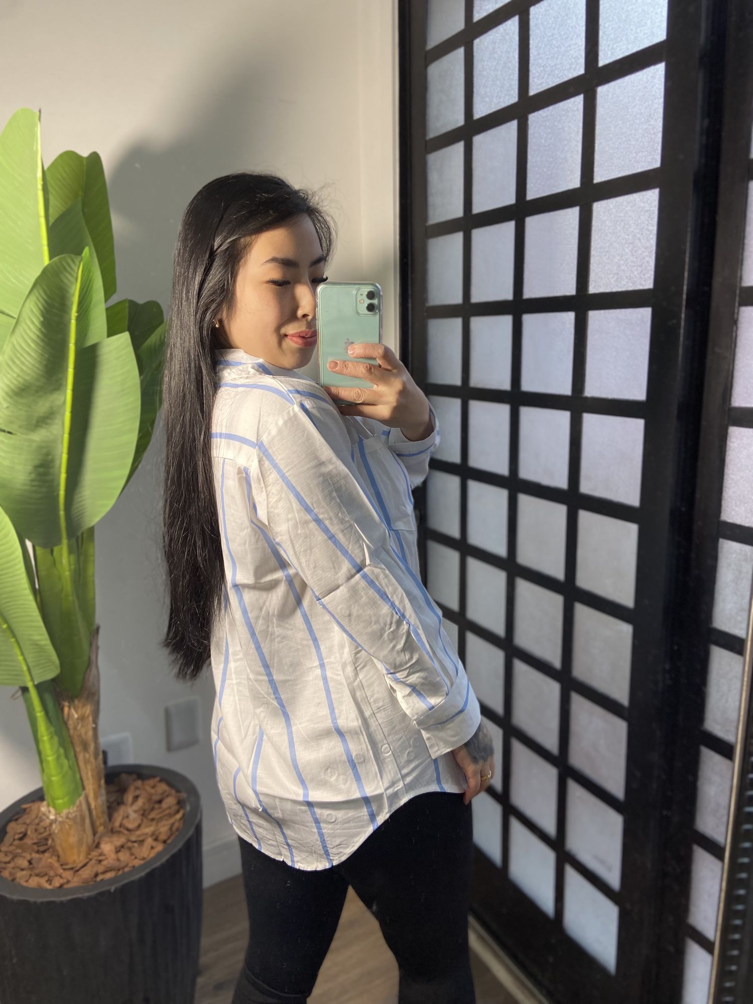 Camisa listrada Jade 29151 - Azul 