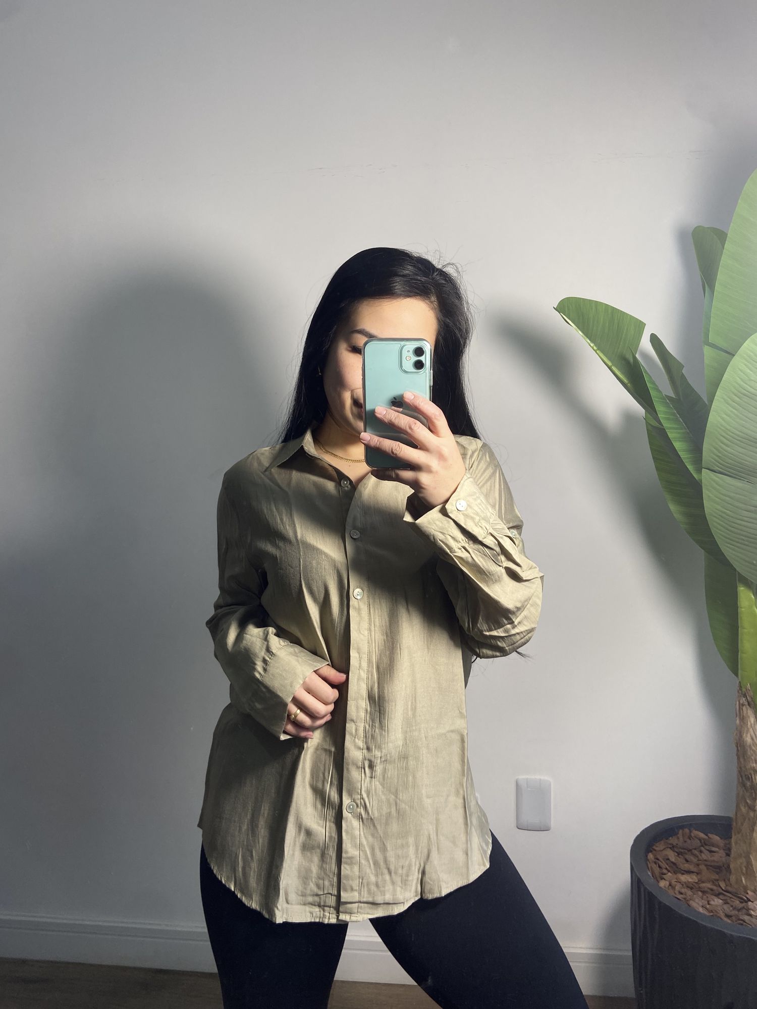 camisa delicada lorena 3316 - Verde 