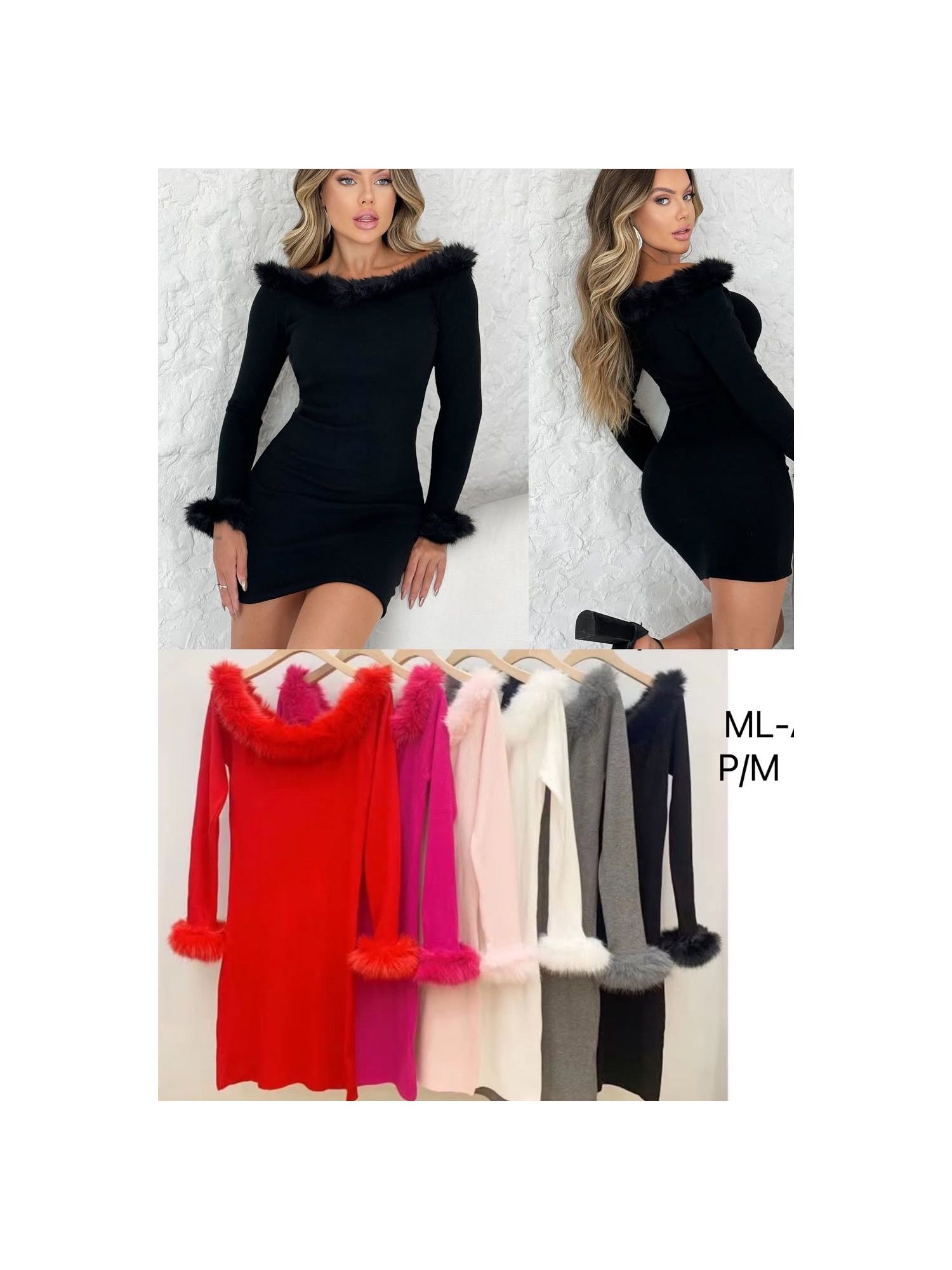 vestido Pluma 876 - Pink 