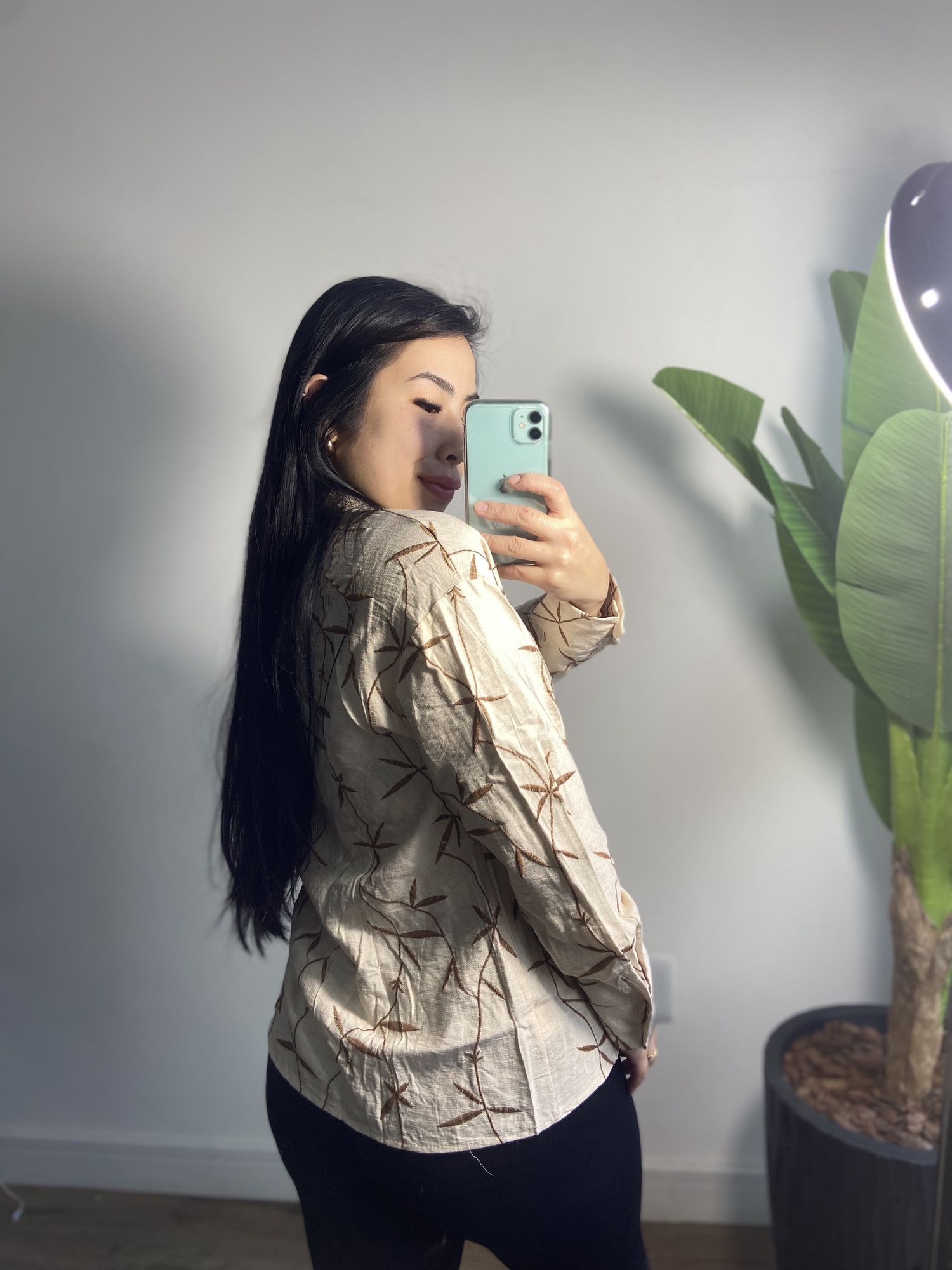 Camisa Fiorela 3287- Bege
