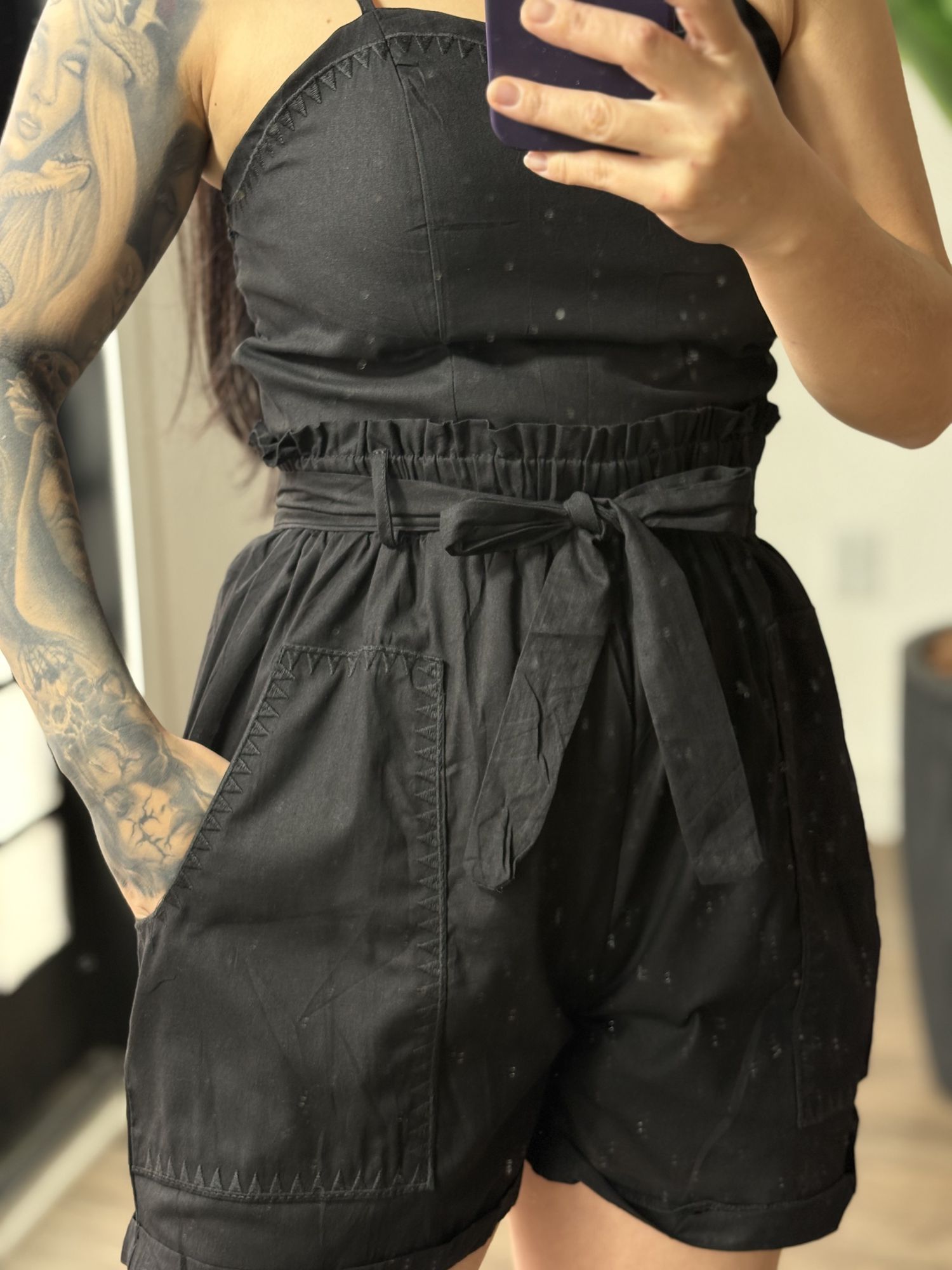 Conjunto shorts Laura 99169 - Preto 