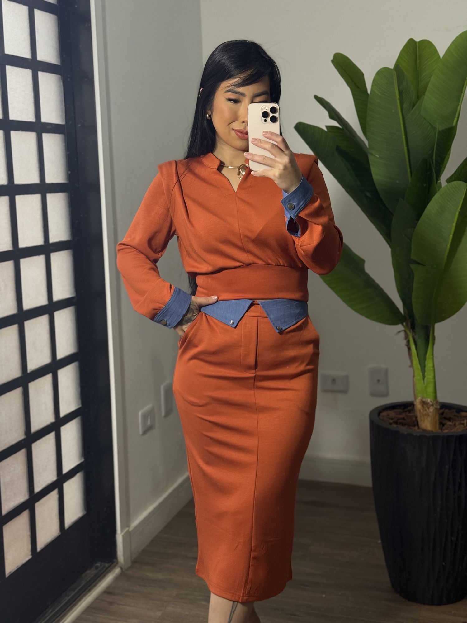 Conjunto Alba 6030- Laranja 