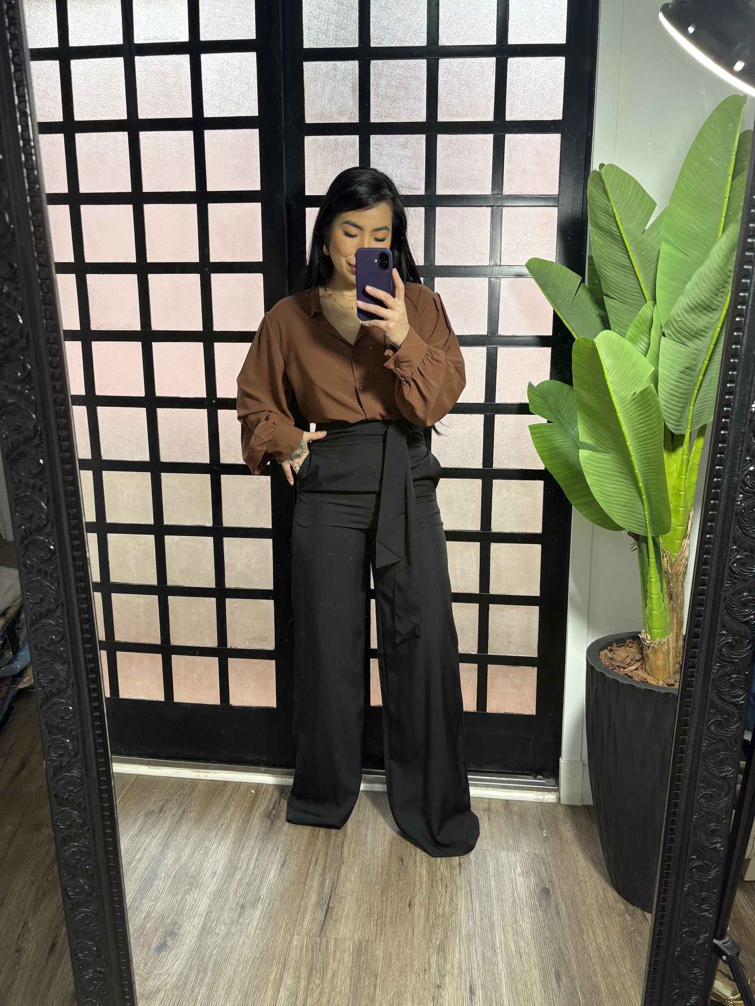Calça alfaiataria Karol 1656 - Preto 