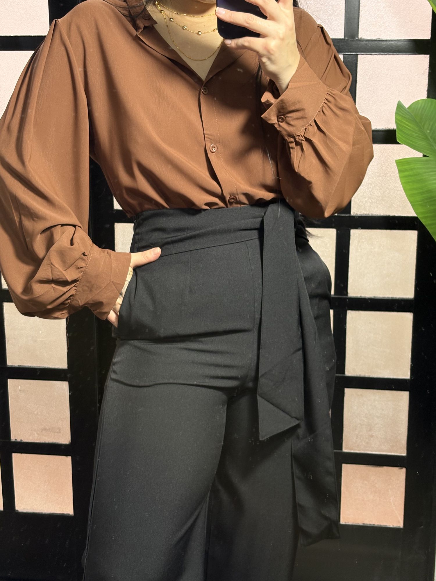 Calça alfaiataria Karol 1656 - Preto 