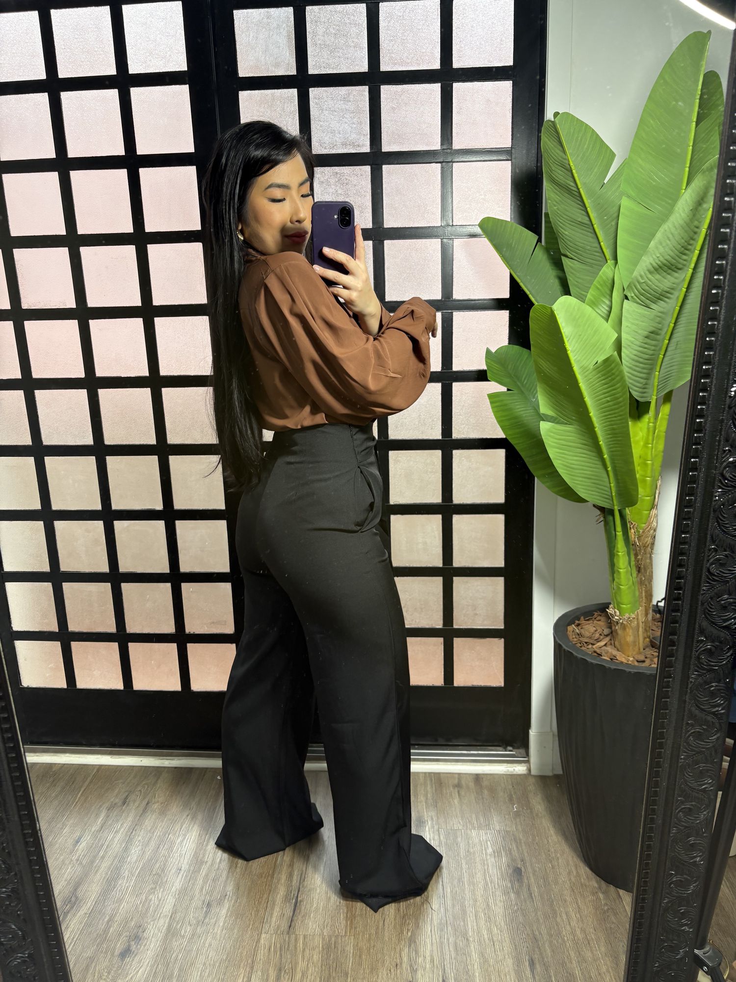 Calça alfaiataria Karol 1656 - Preto 