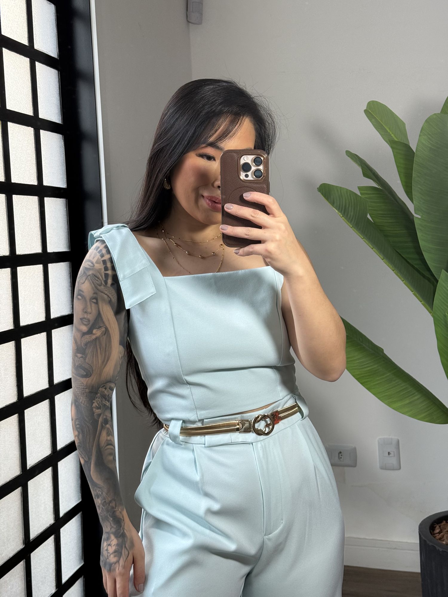 Conjunto Anaflor 1558 - Verde Agua 