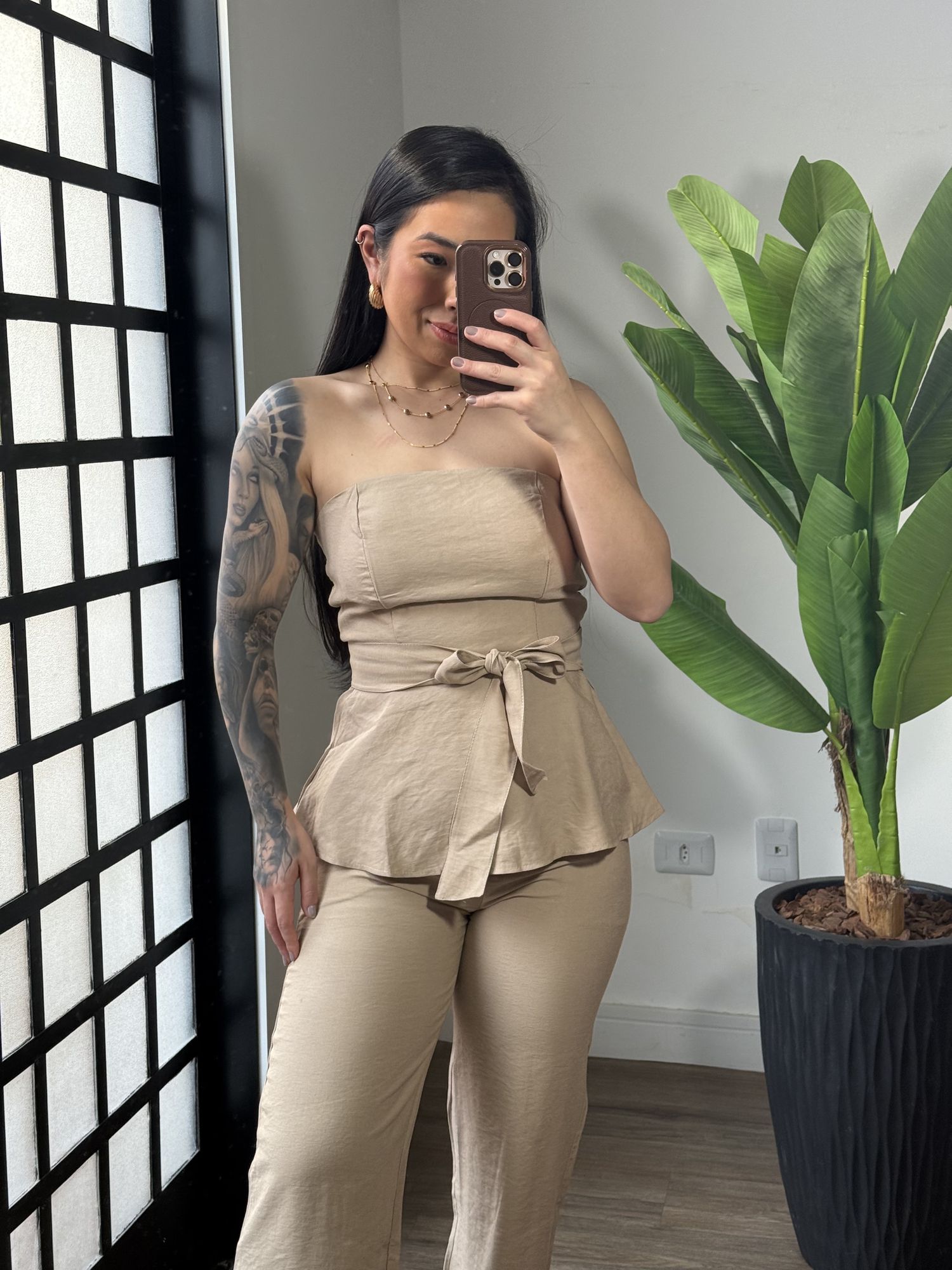 Conjunto Luna 7002 - Bege 