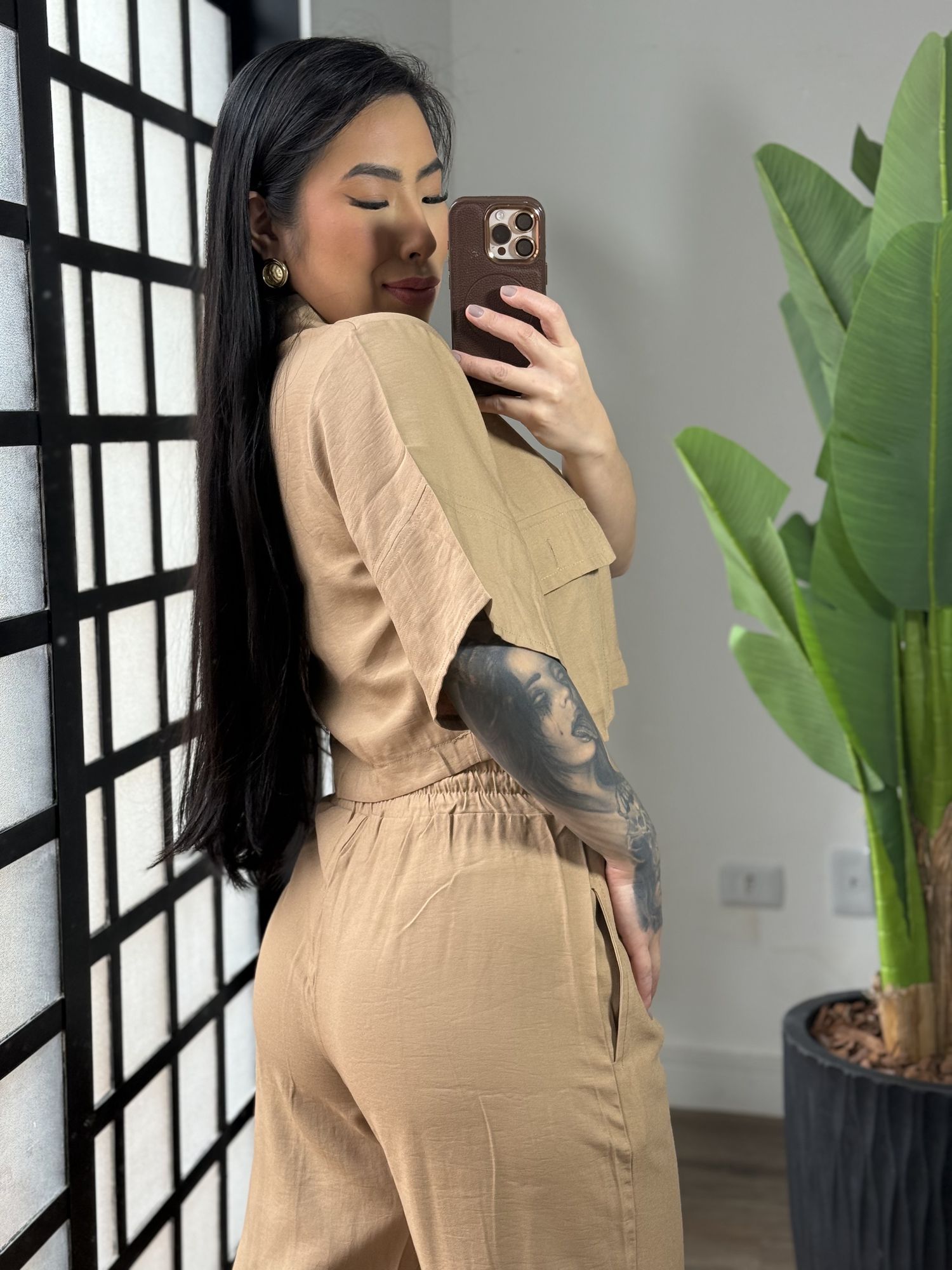 Conjunto Kyra - Bege 