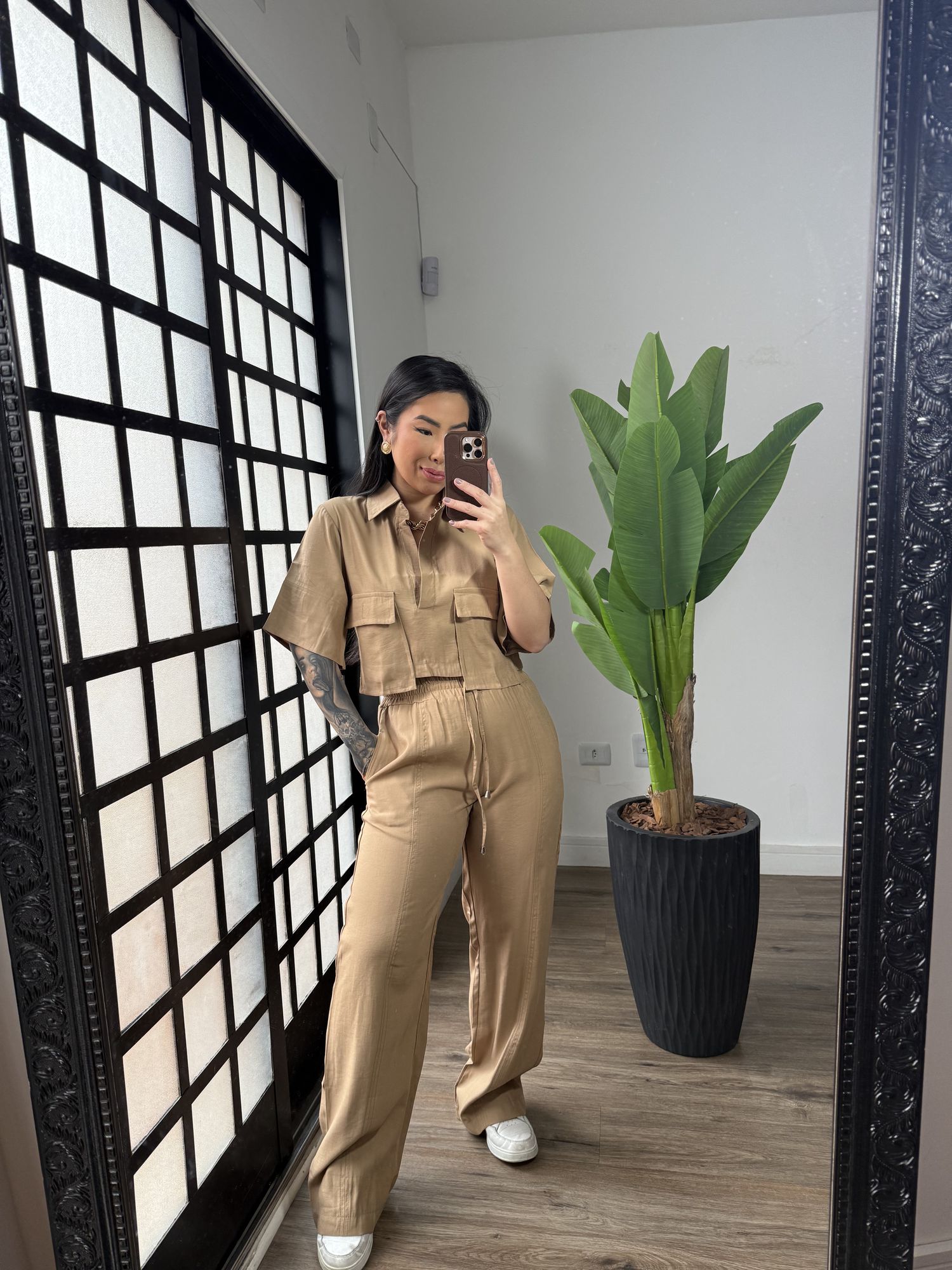 Conjunto Kyra - Bege 