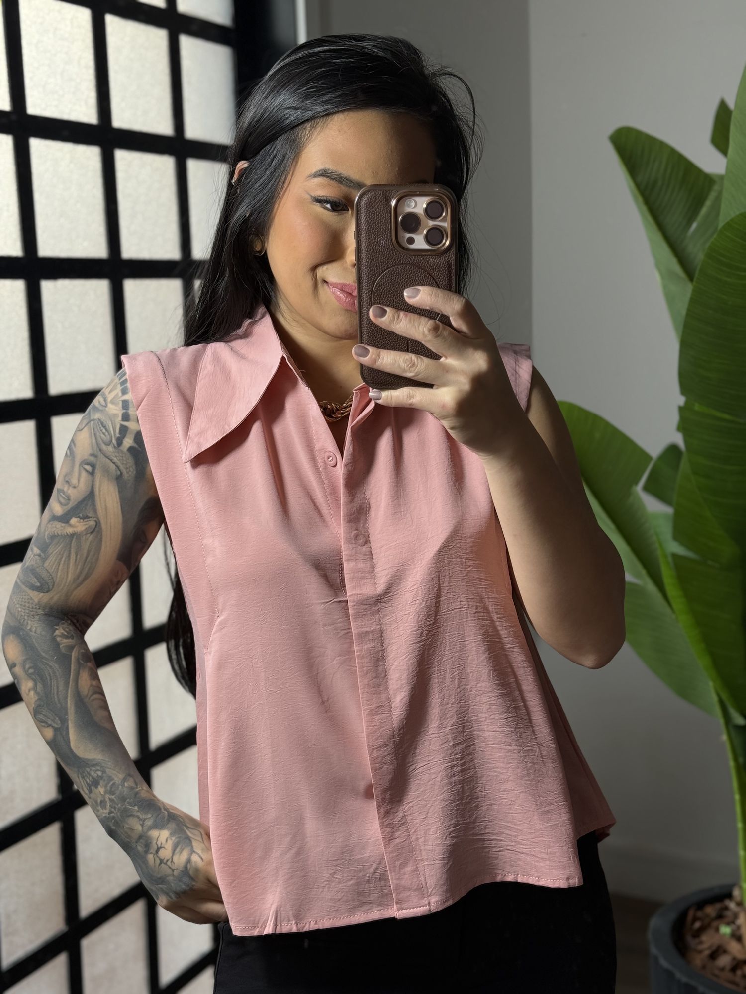 Blusa Sophia 7180 - Salmão