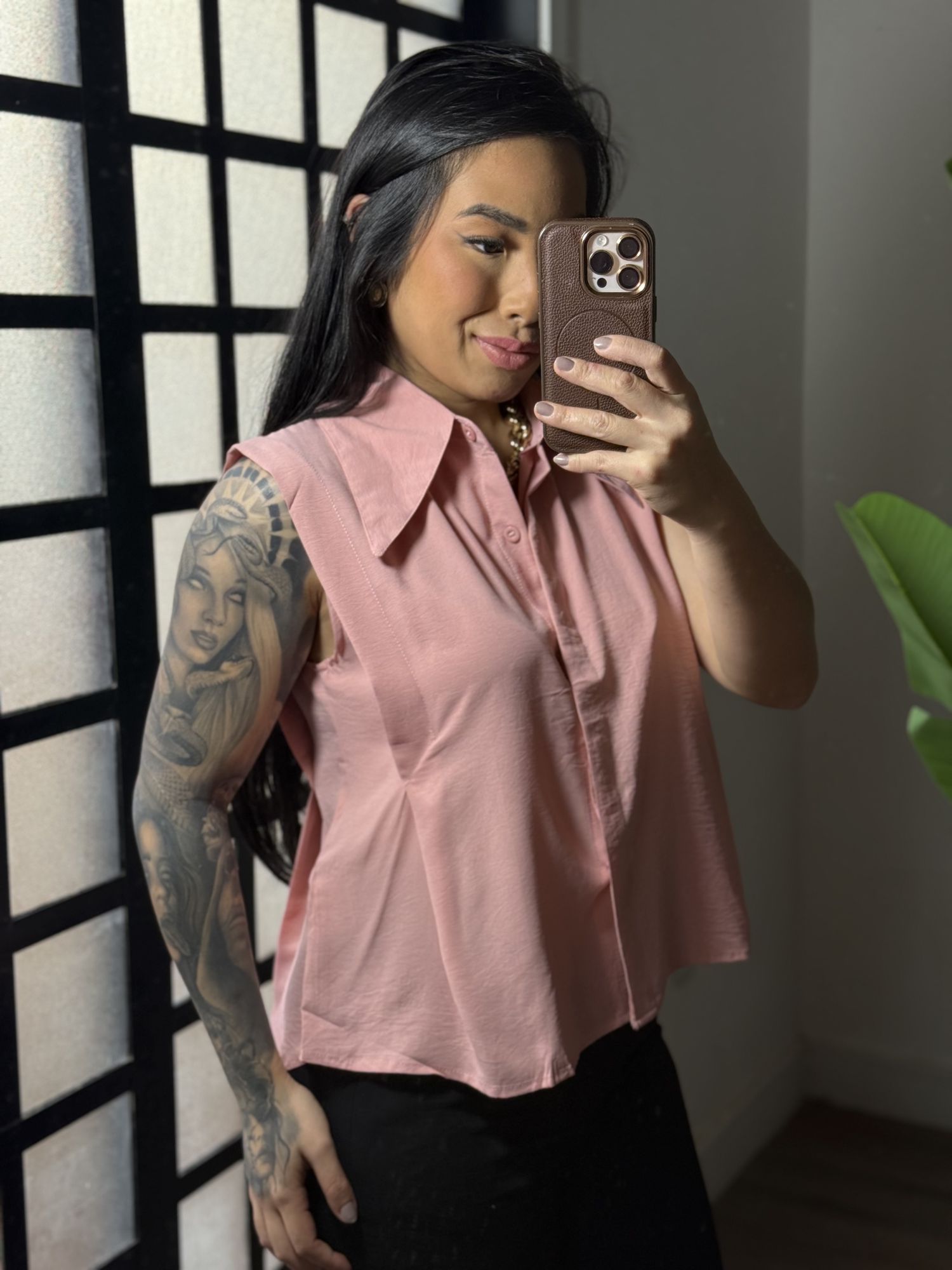 Blusa Sophia 7180 - Salmão