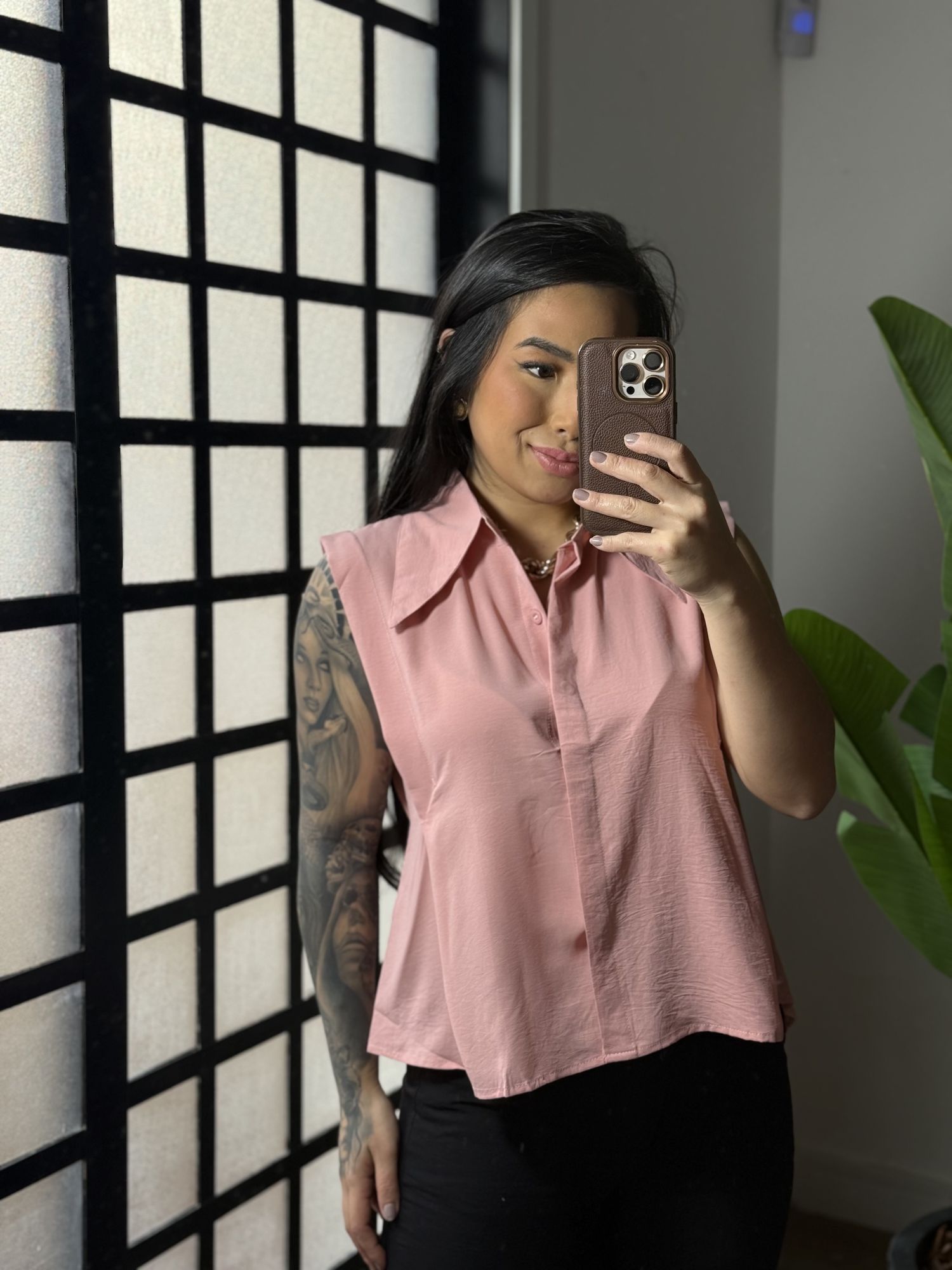 Blusa Sophia 7180 - Salmão