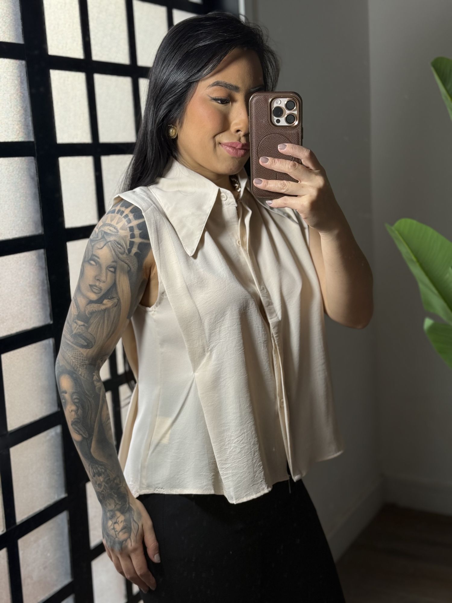 Blusa Sophia 7180 - Creme 