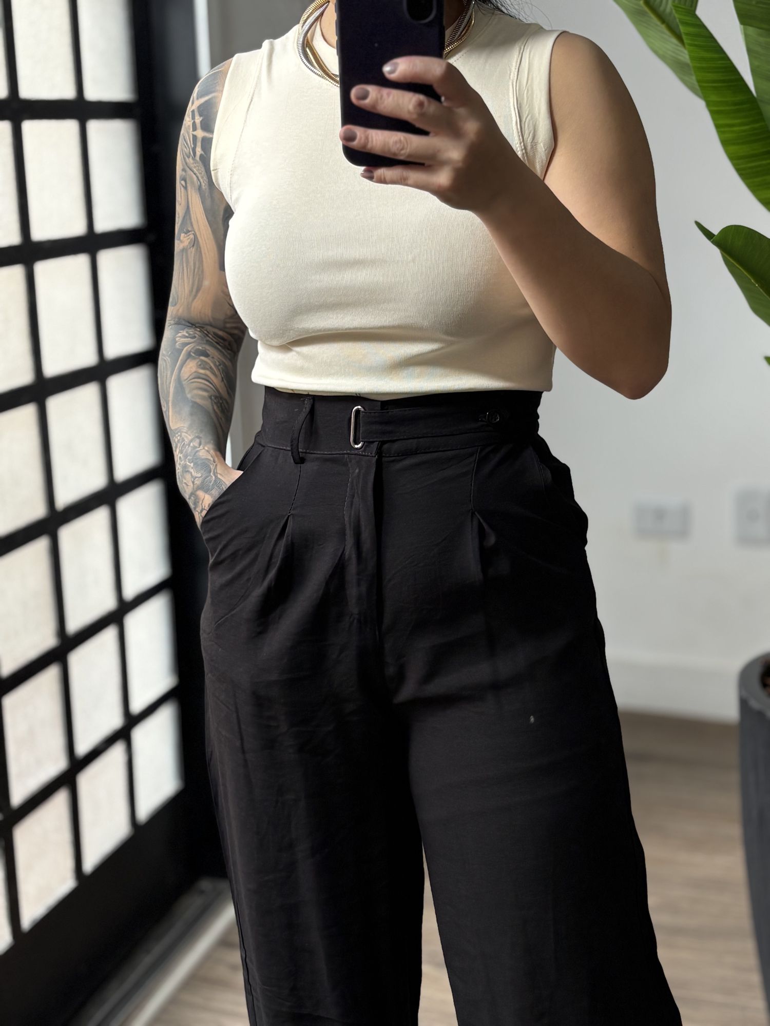 Calça Pantaloma Rita 20022 - Preto 