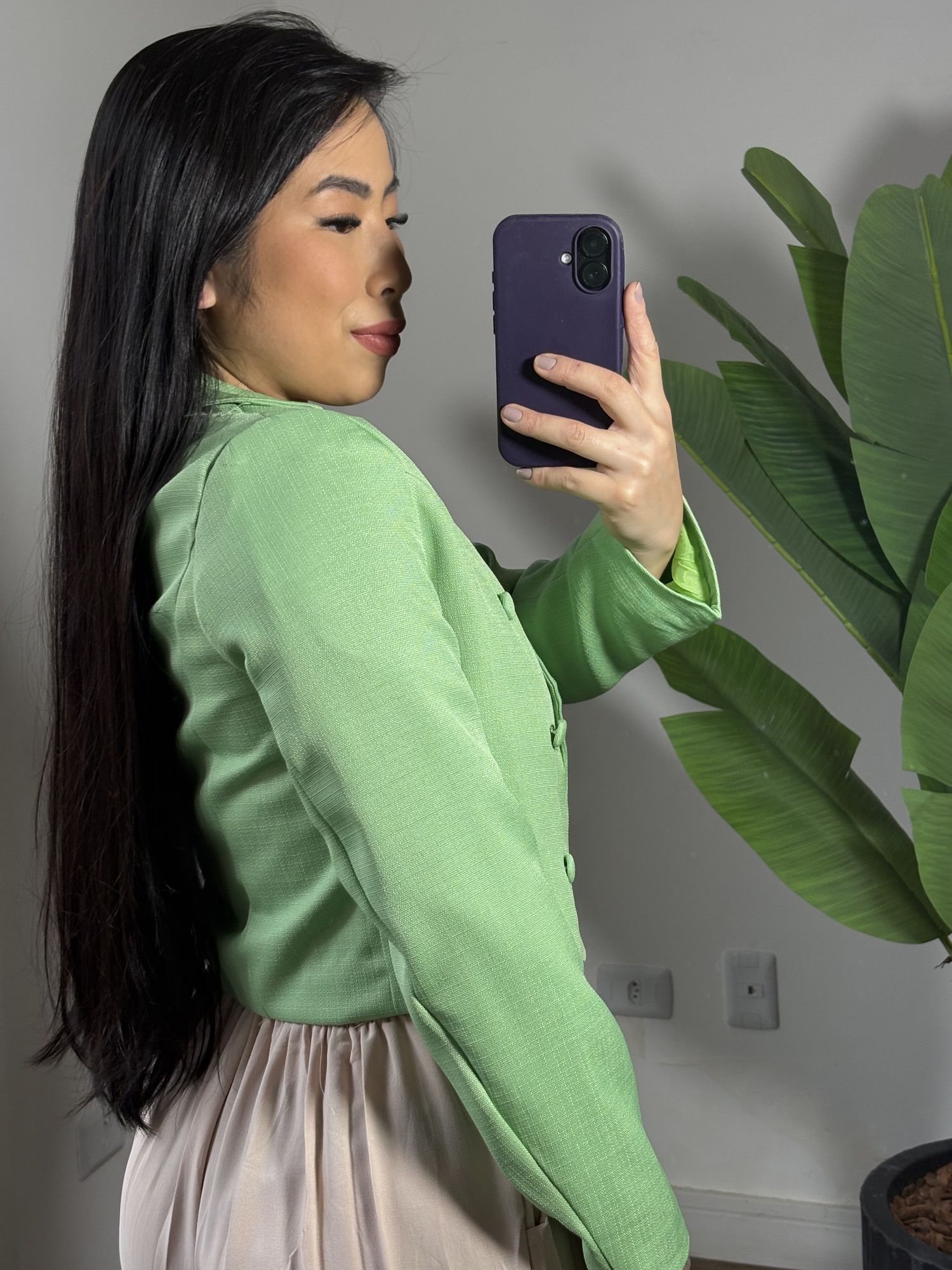 Casaco Tweed 824 -Verde 