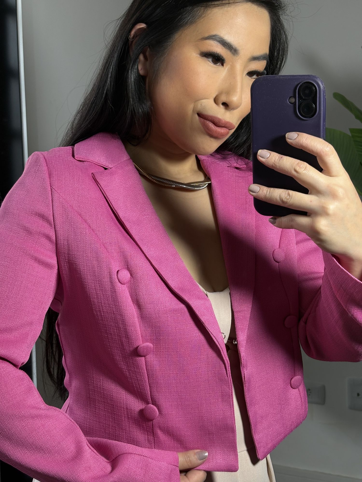 Casaco Tweed 824 -Pink