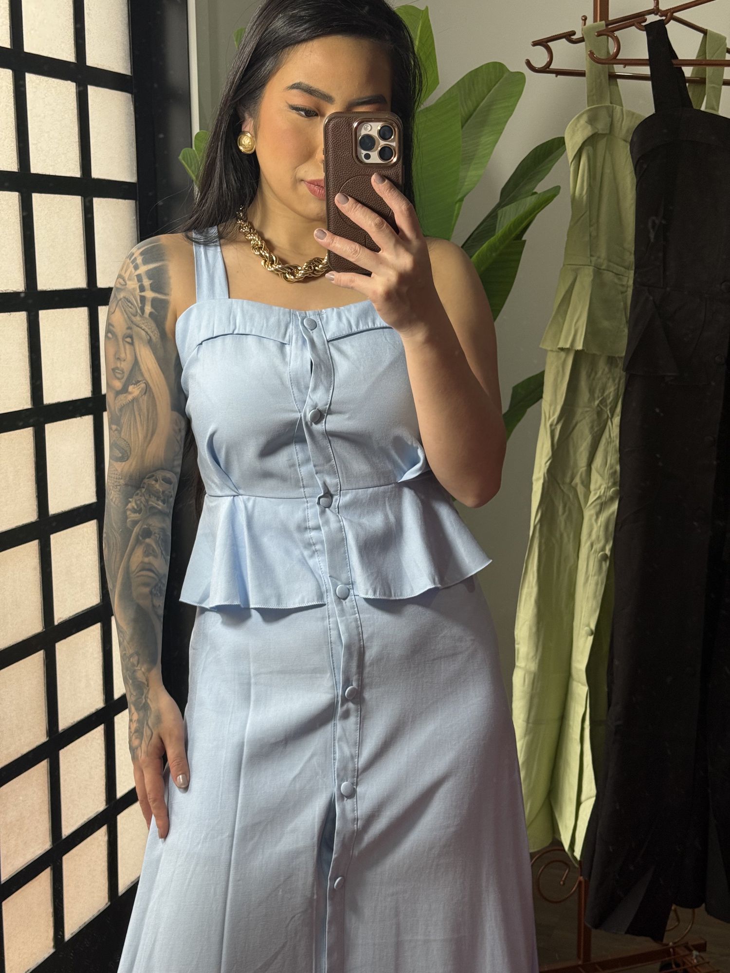 Vestido Midi 895 - Azul 