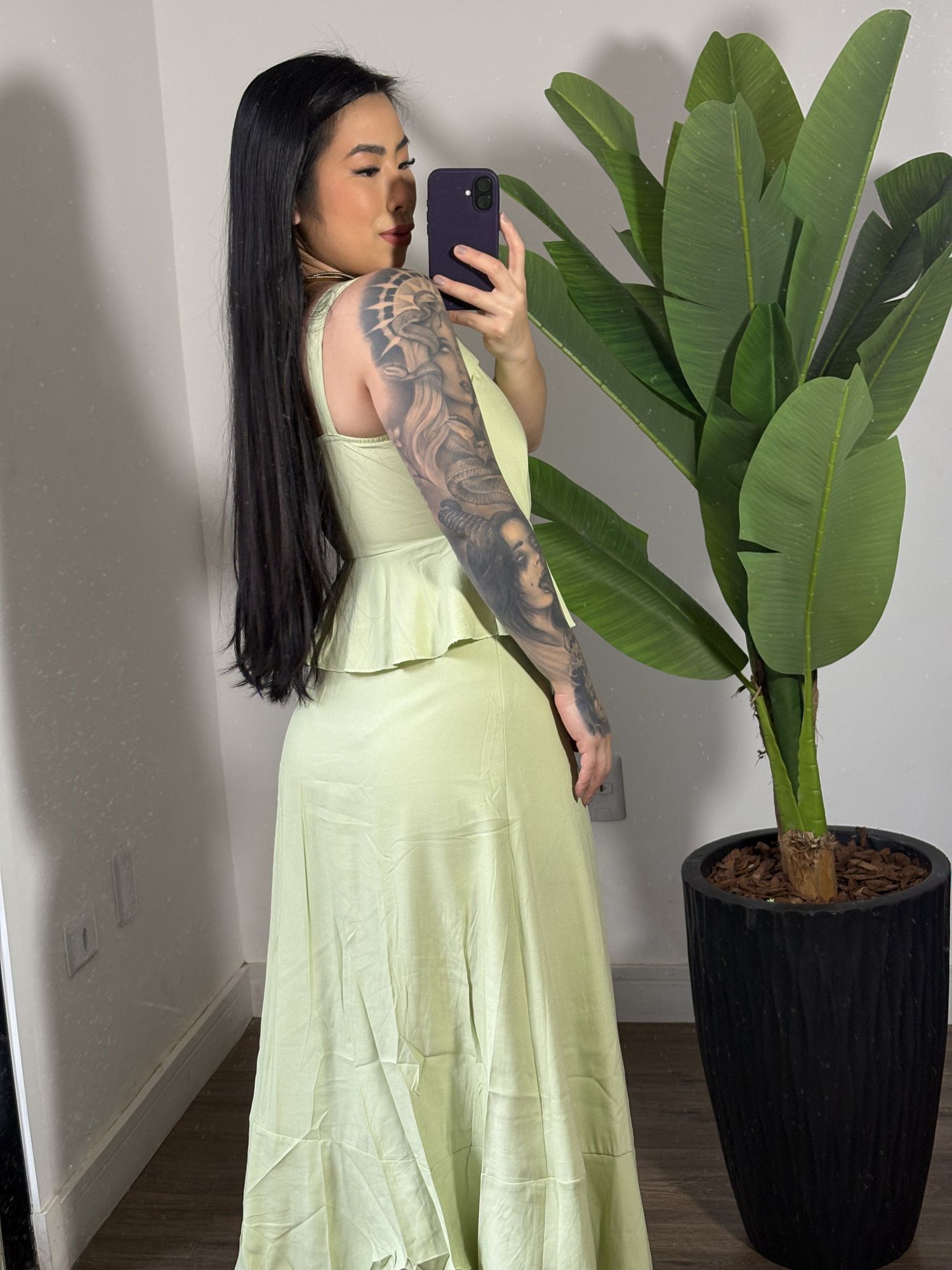 Vestido Midi 895 - Verde Agua 