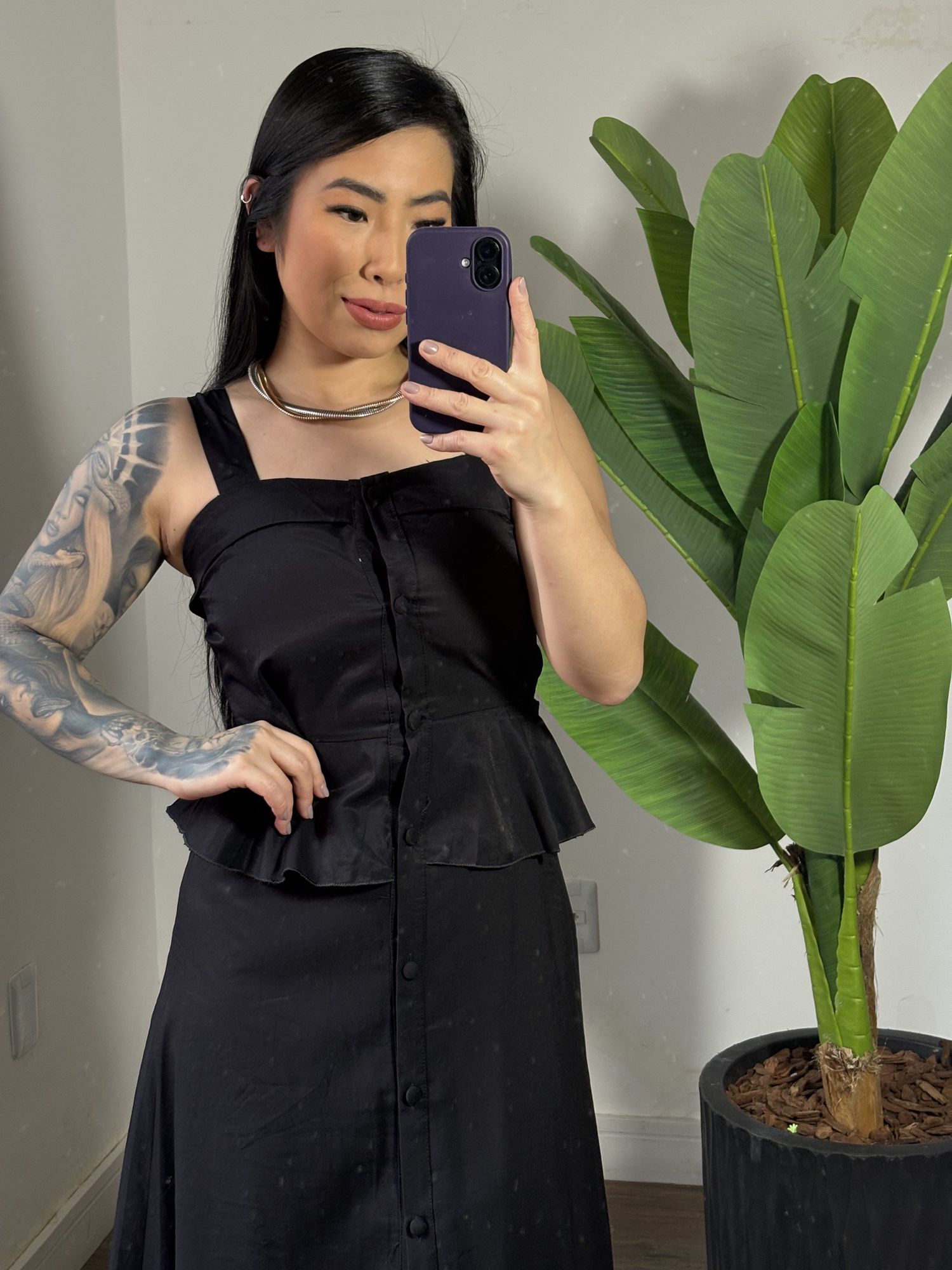 Vestido Midi 895 - Preto