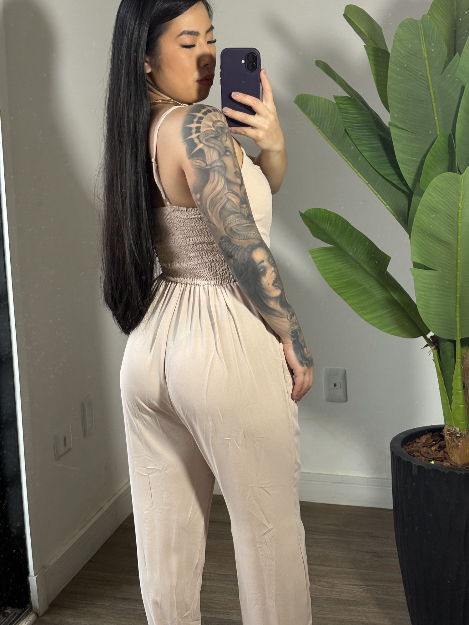 Macacão Cenoura Angélica 3236 - Off White 