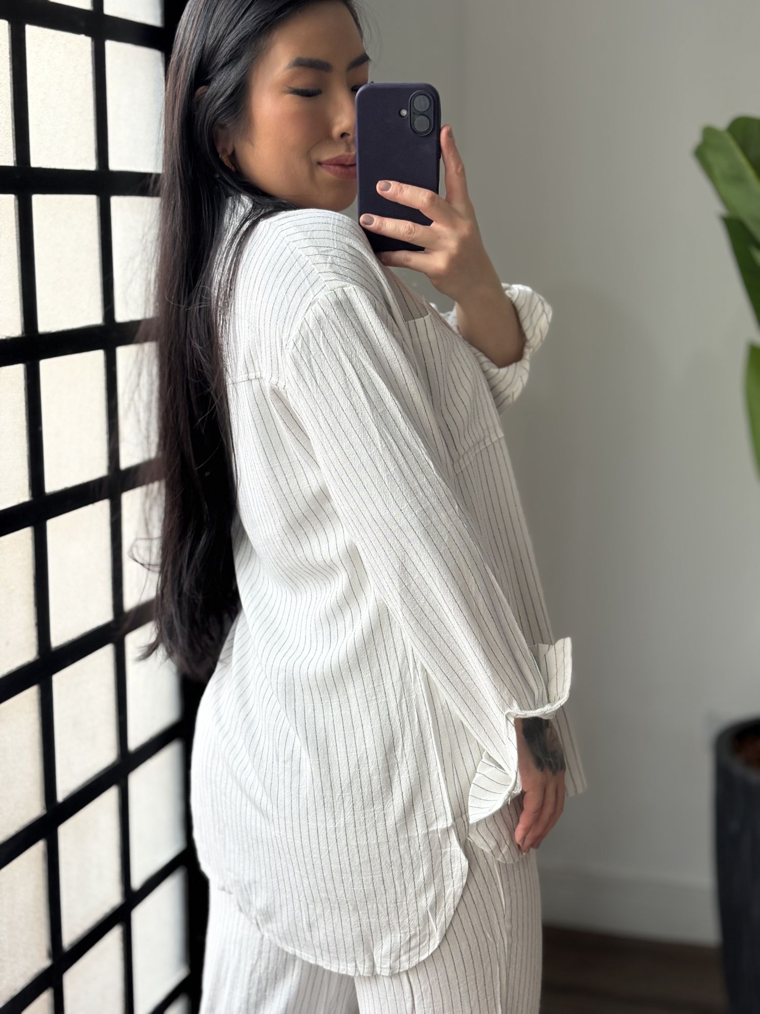 Camisa linho Joana 3593 - Branco 