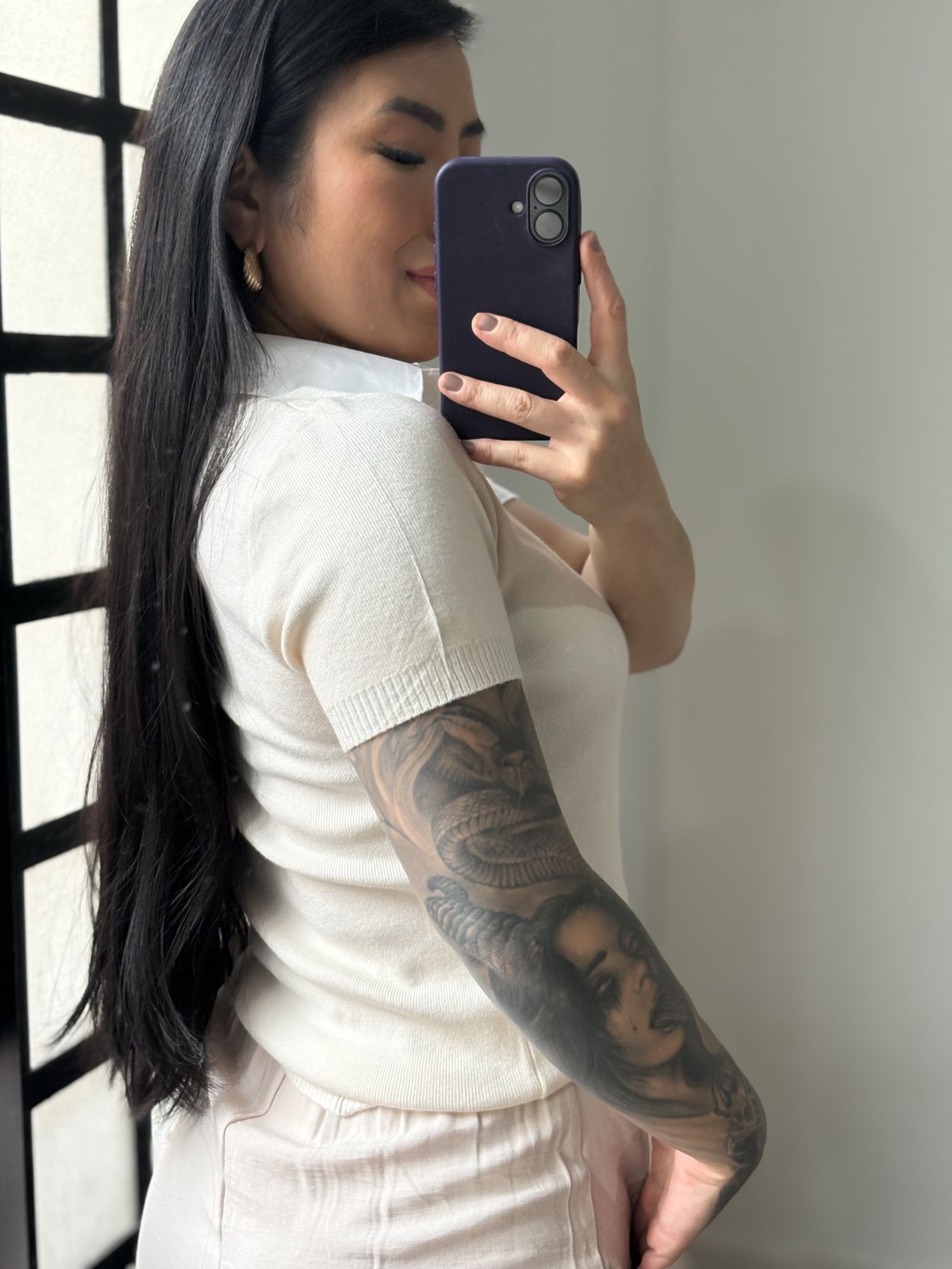 Blusa Tricô Gola W01- Off 