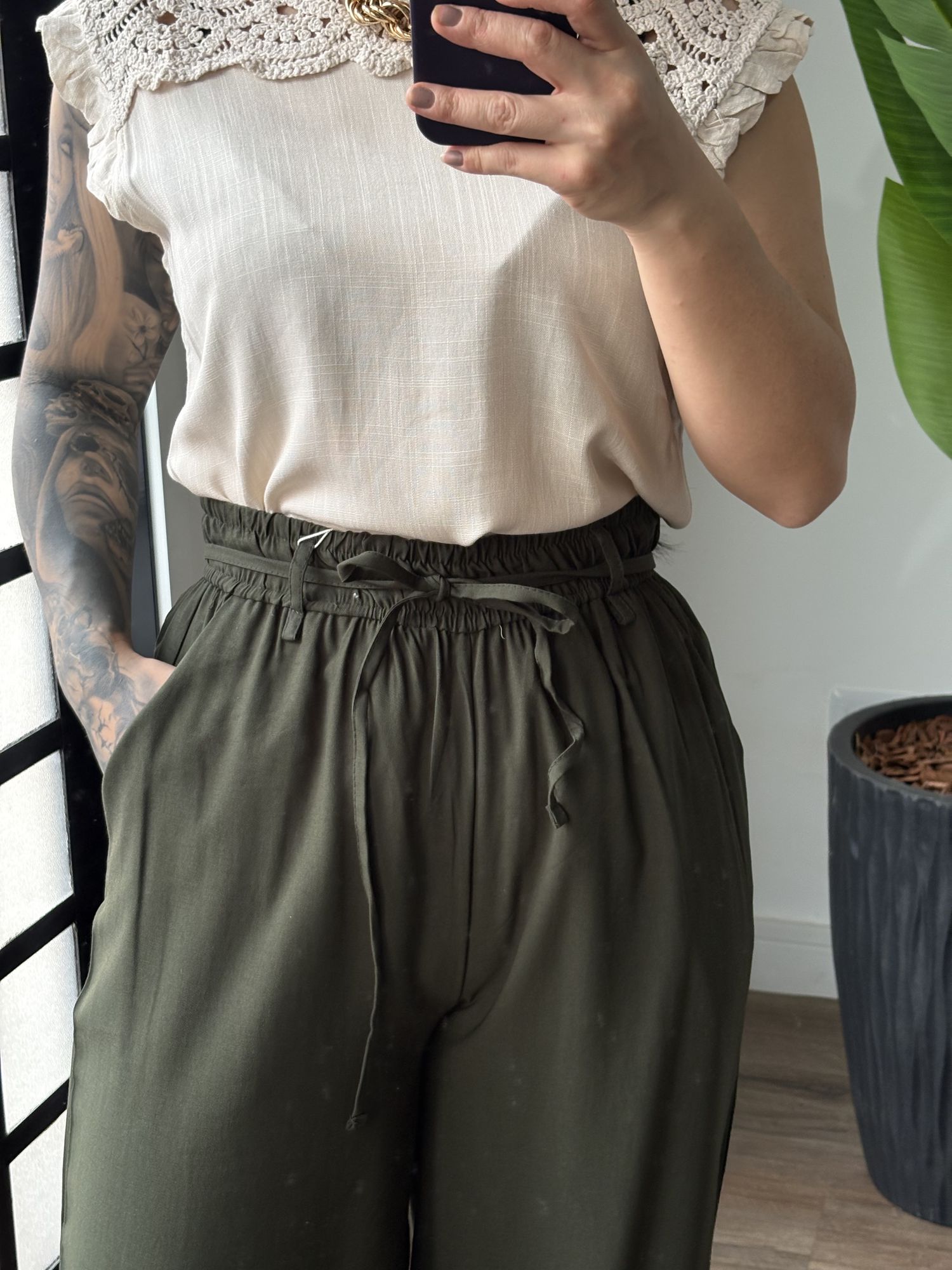 Calça Pantalona Marrant Nina 386 - Verde 