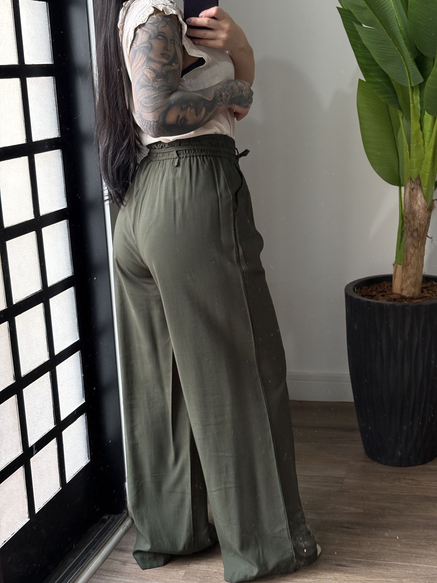Calça Pantalona Marrant Nina 386 - Verde 
