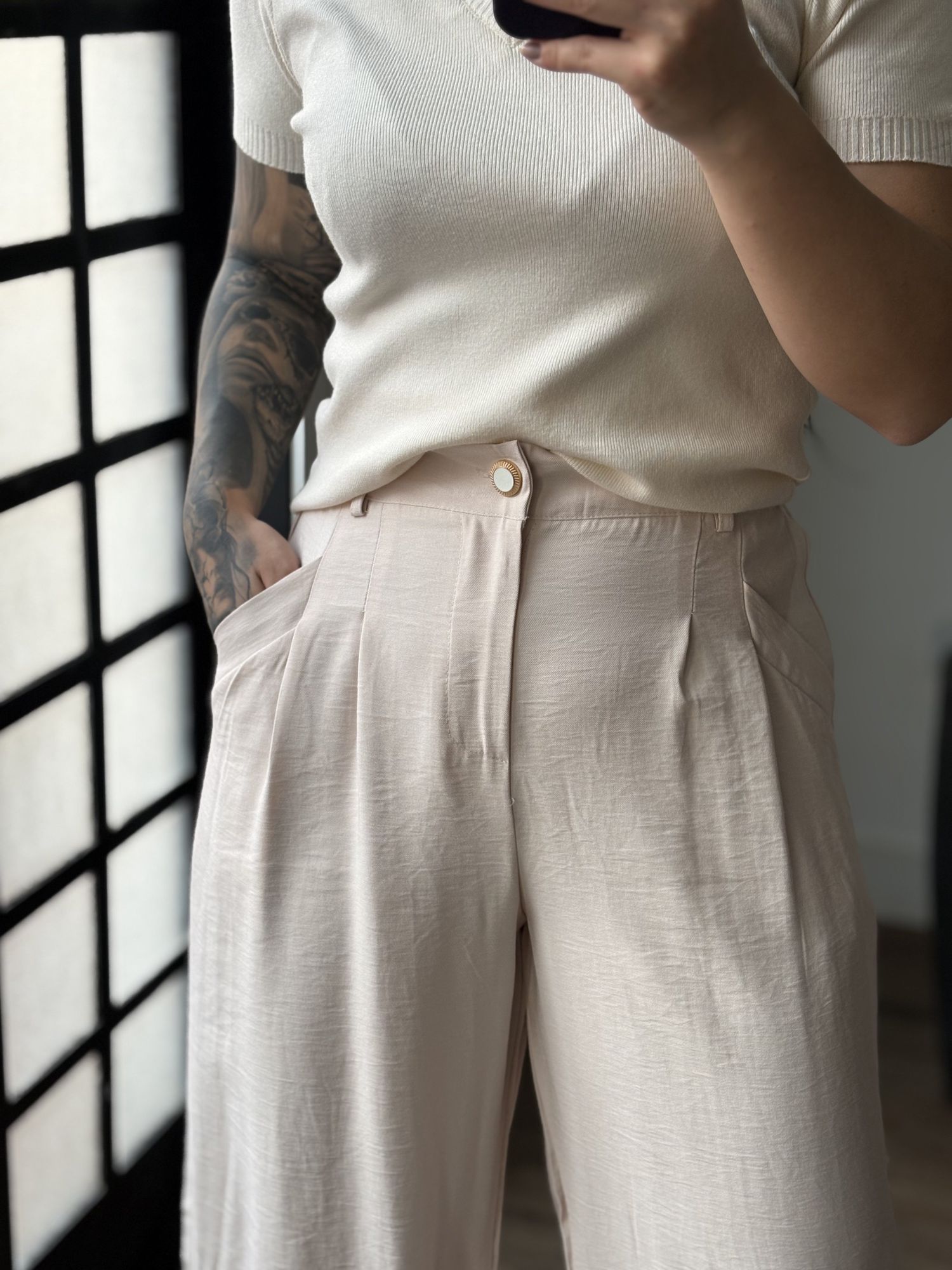Calça Pantalona Marrant Karen 2113 - Off 